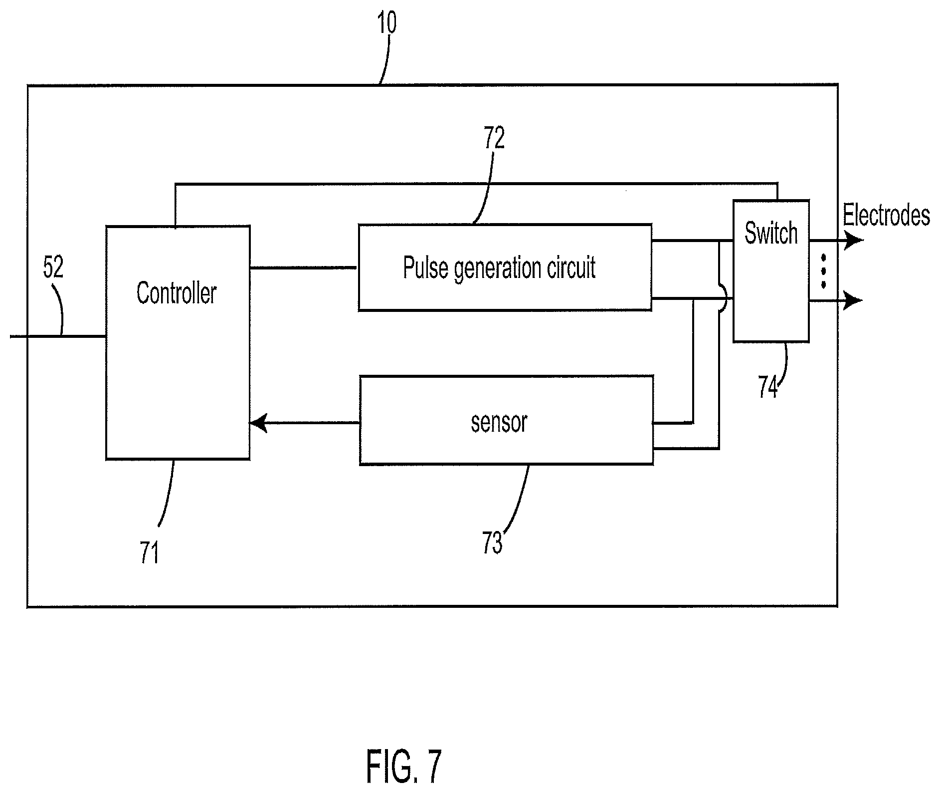 Patent US12102376 Figure 7 – System and method for increasing a target zone for electrical ablation