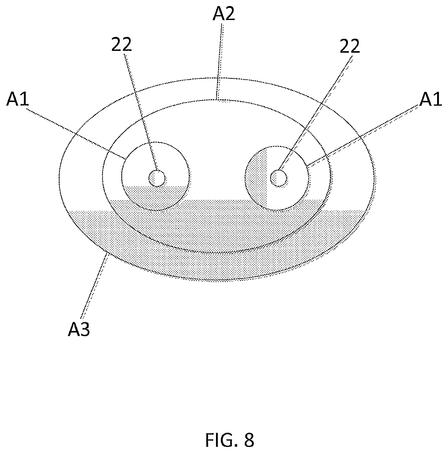 Patent US12102376 Figure 8 – System and method for increasing a target zone for electrical ablation