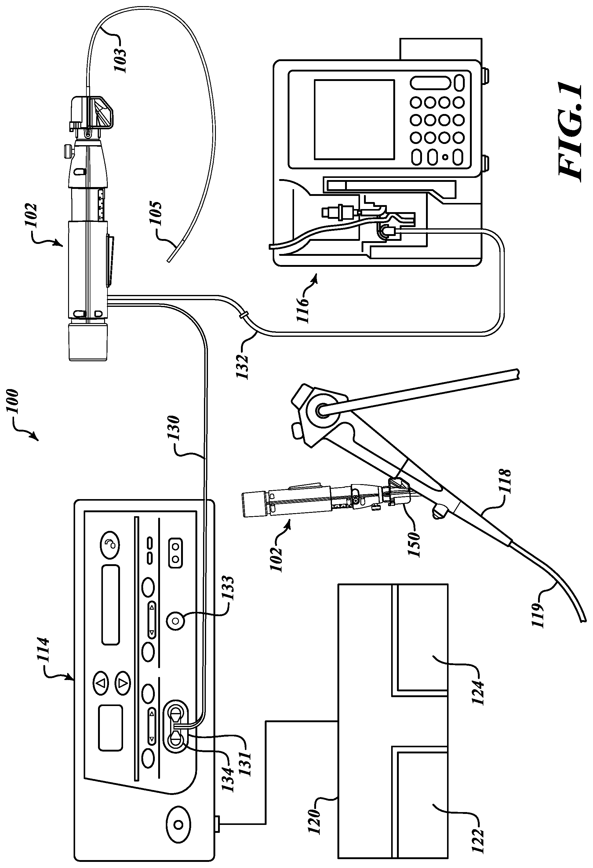 Patent US12102377 — Slidable coupling to connect devices — Figure 1