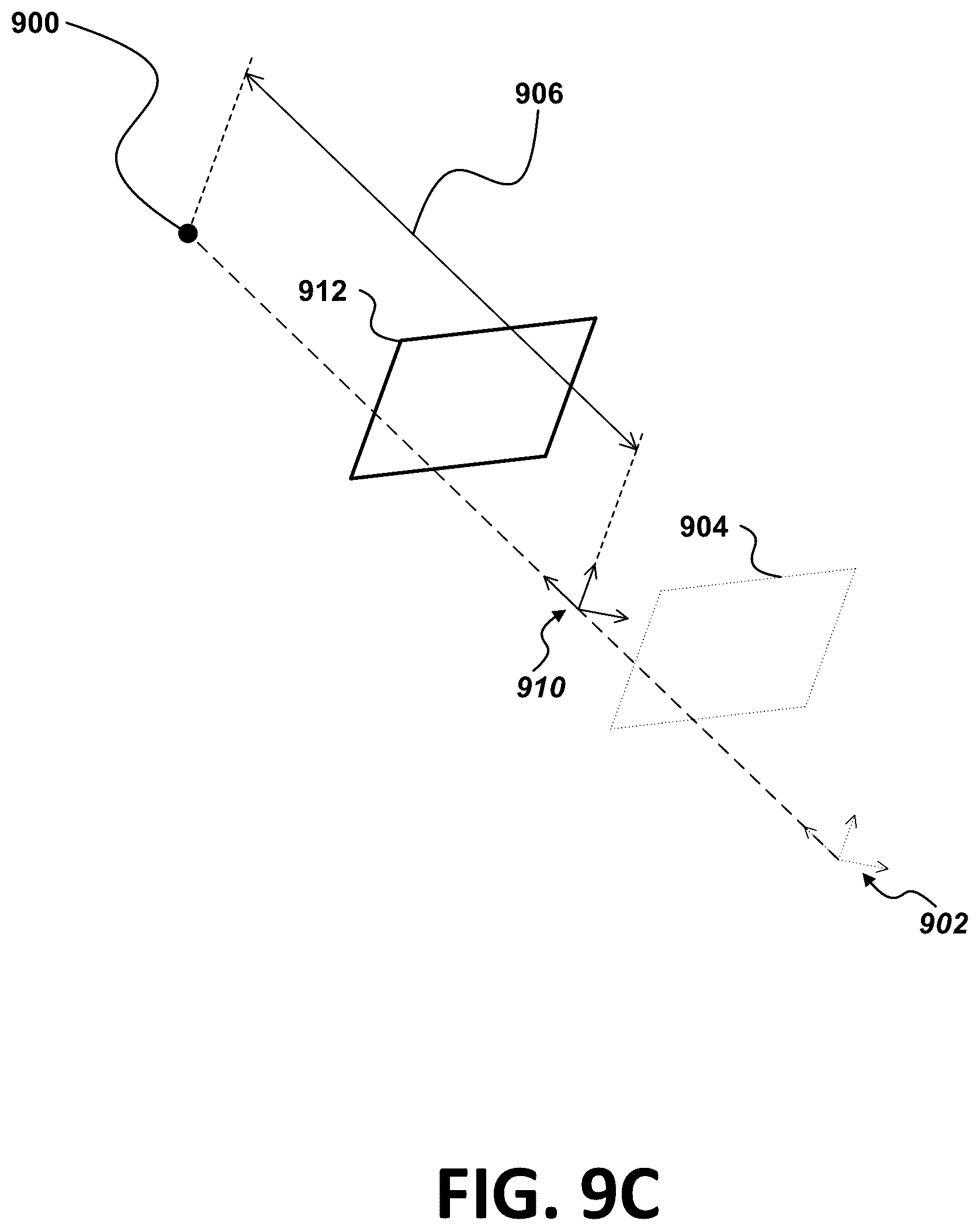 Patent US12102388 Figure 16 – Eye center of rotation determination, depth plane selection, and render camera positioning in display systems