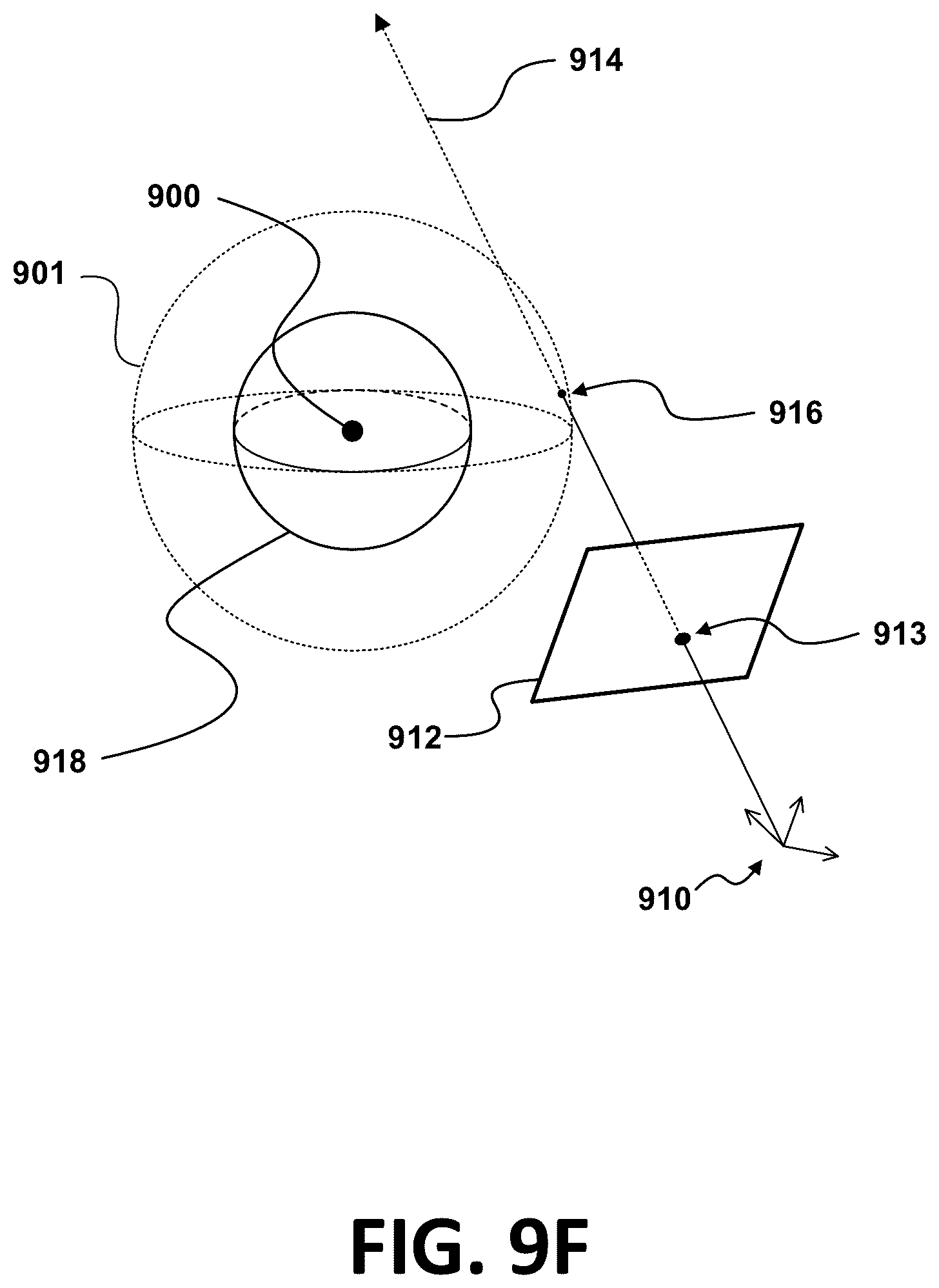 Patent US12102388 Figure 19 – Eye center of rotation determination, depth plane selection, and render camera positioning in display systems