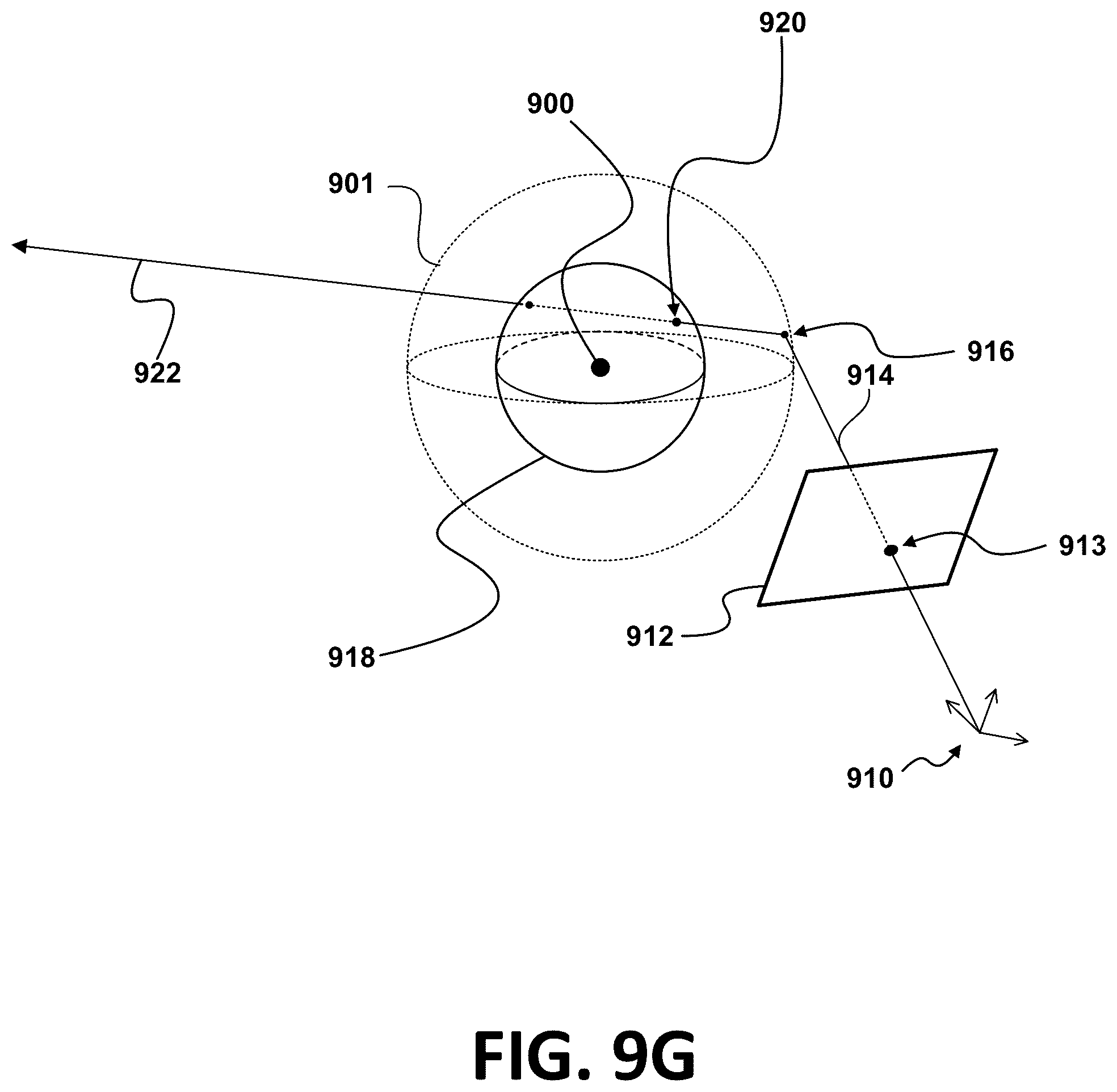Patent US12102388 Figure 20 – Eye center of rotation determination, depth plane selection, and render camera positioning in display systems