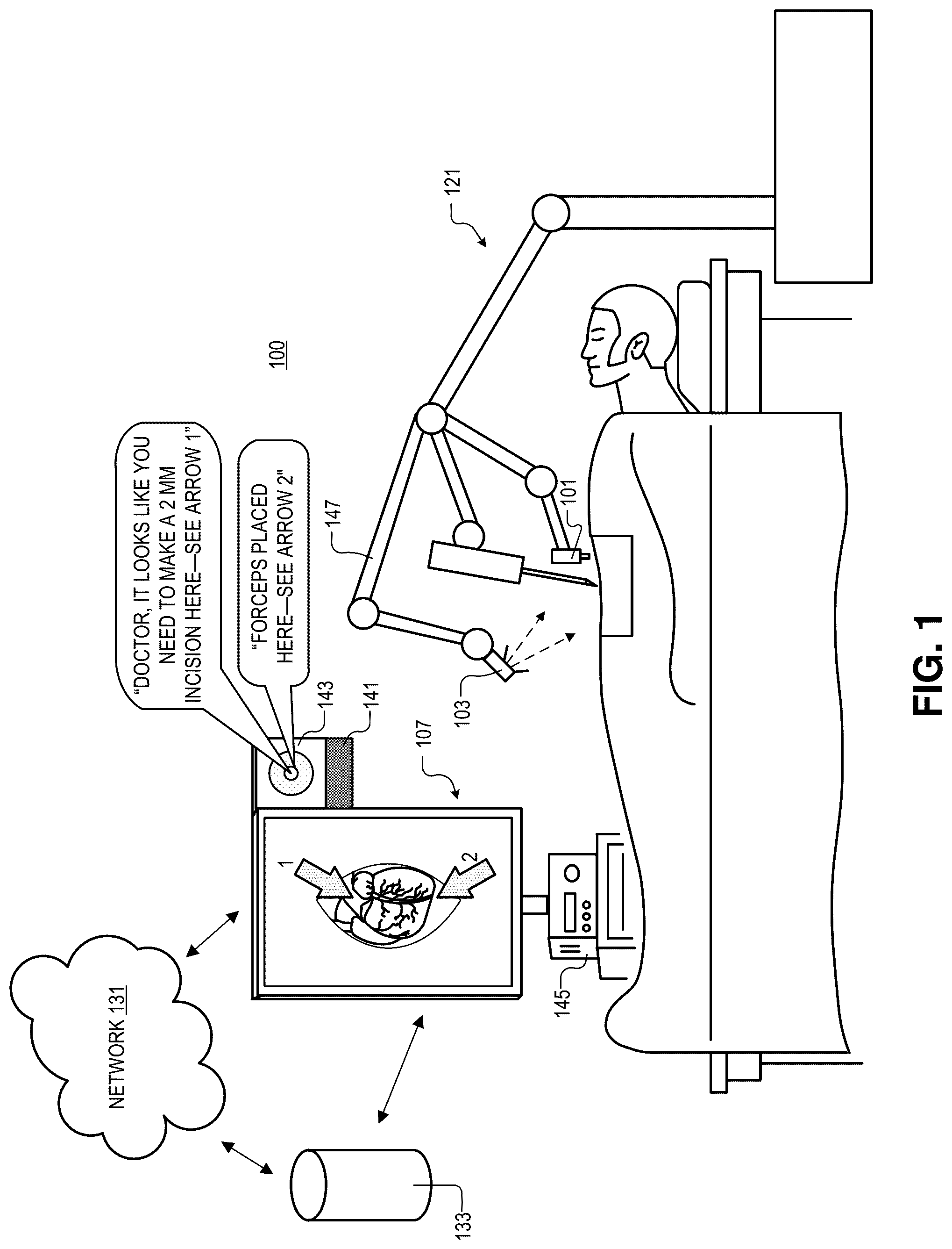 Patent US12102397 Figure 1 – Step-based system for providing surgical intraoperative cues