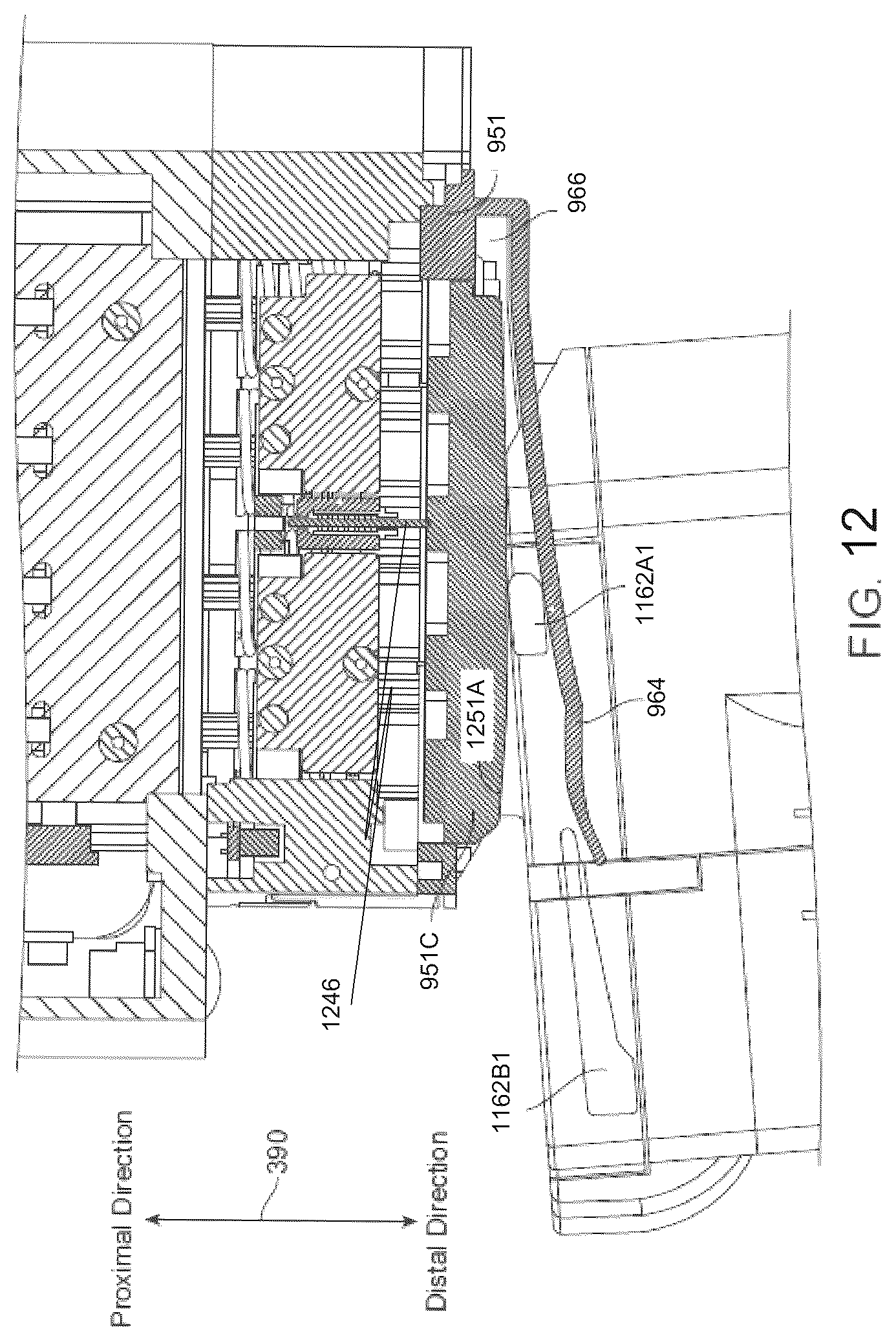 Patent US12102398 Figure 15 – Automated instrument preload engage/disengage mechanism