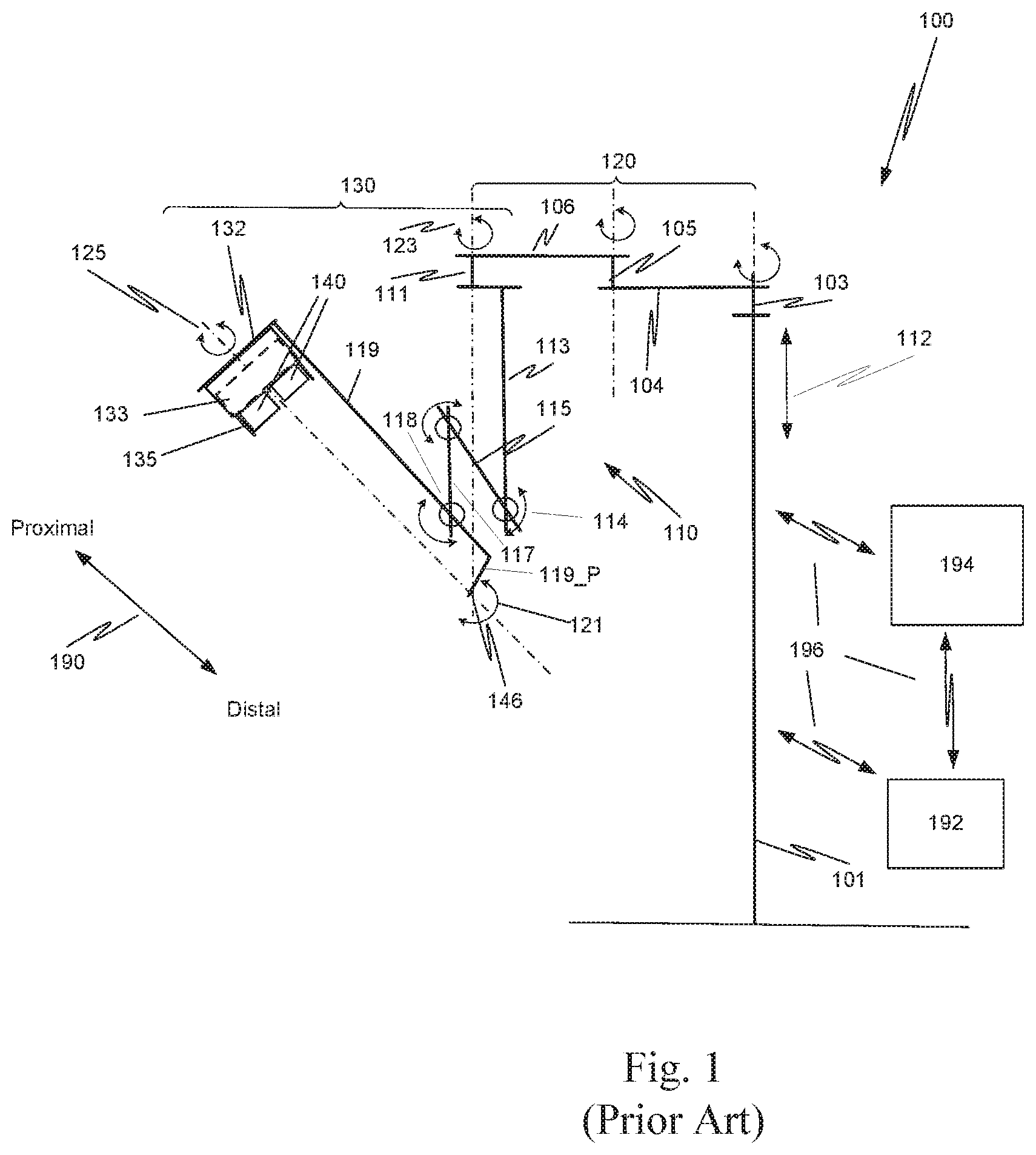 Patent US12102400 — Techniques for controlling a moveable component — Figure 1