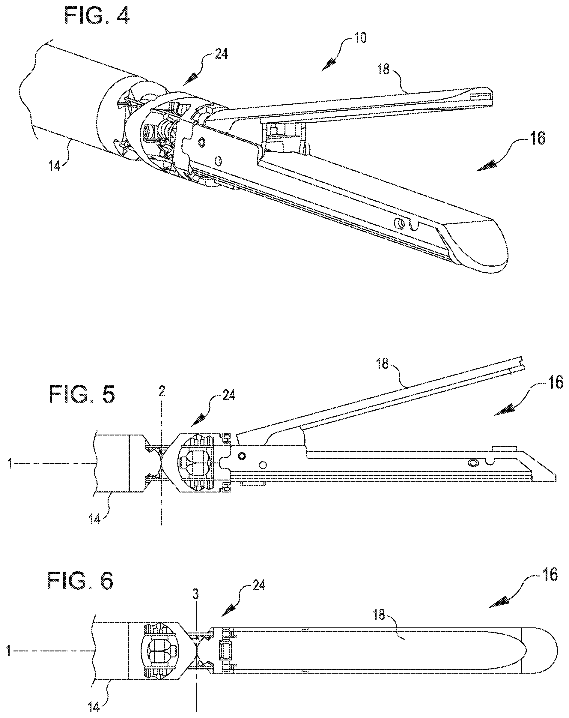 Patent US12102401 Figure 3 – Stapler beam architecture
