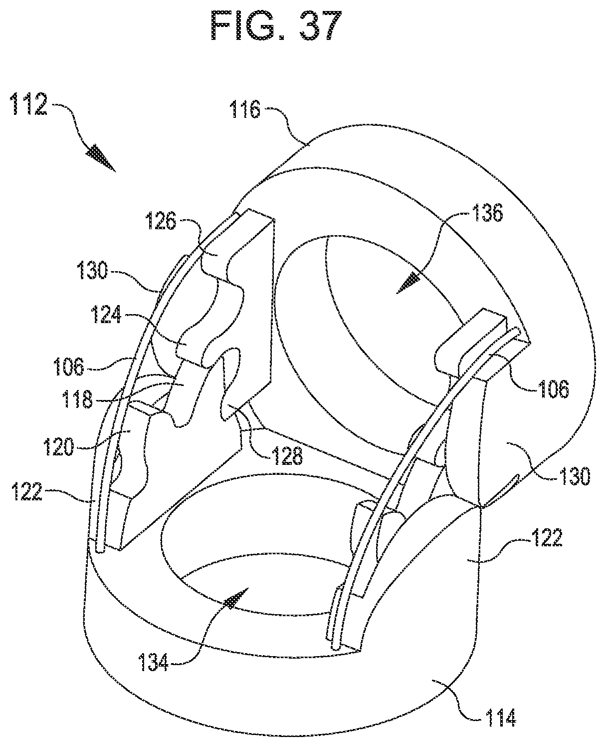 Patent US12102401 Figure 15 – Stapler beam architecture