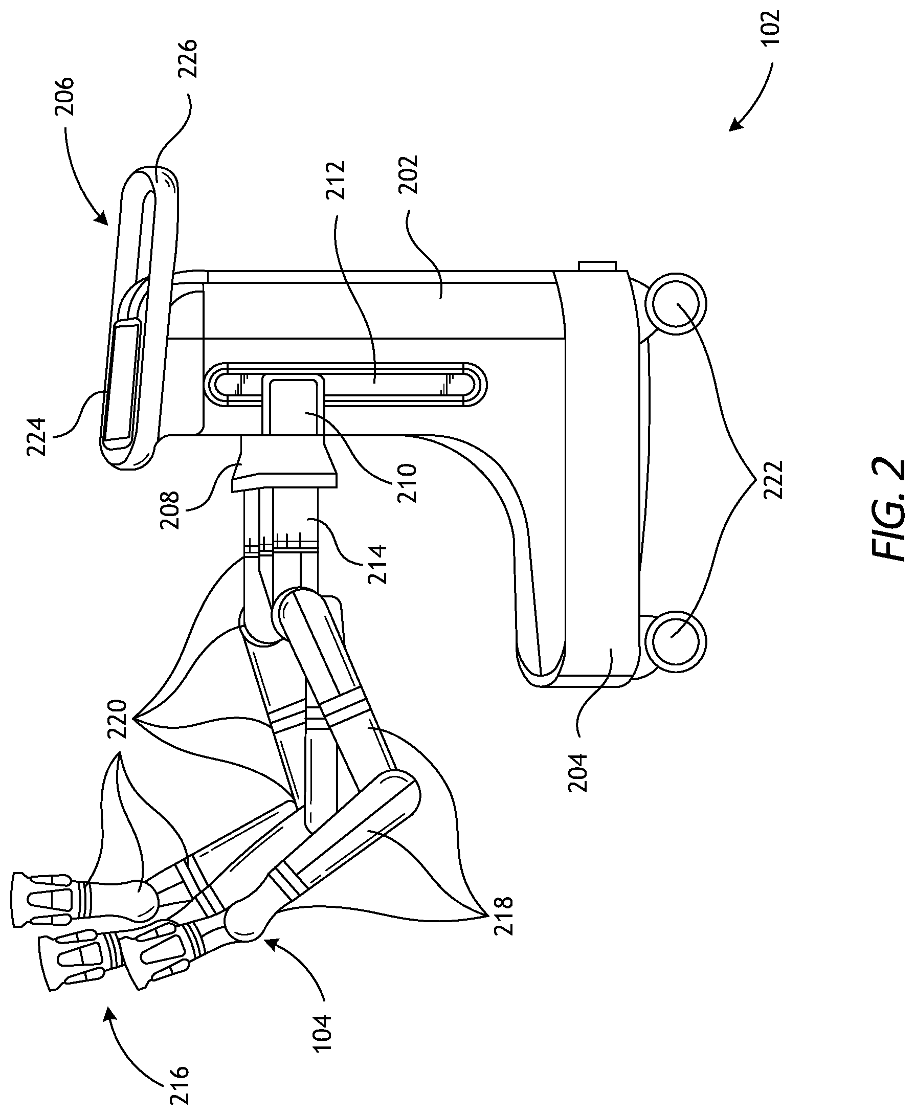 Patent US12102402 Figure 2 – Slipper clutch for surgical tool bailout