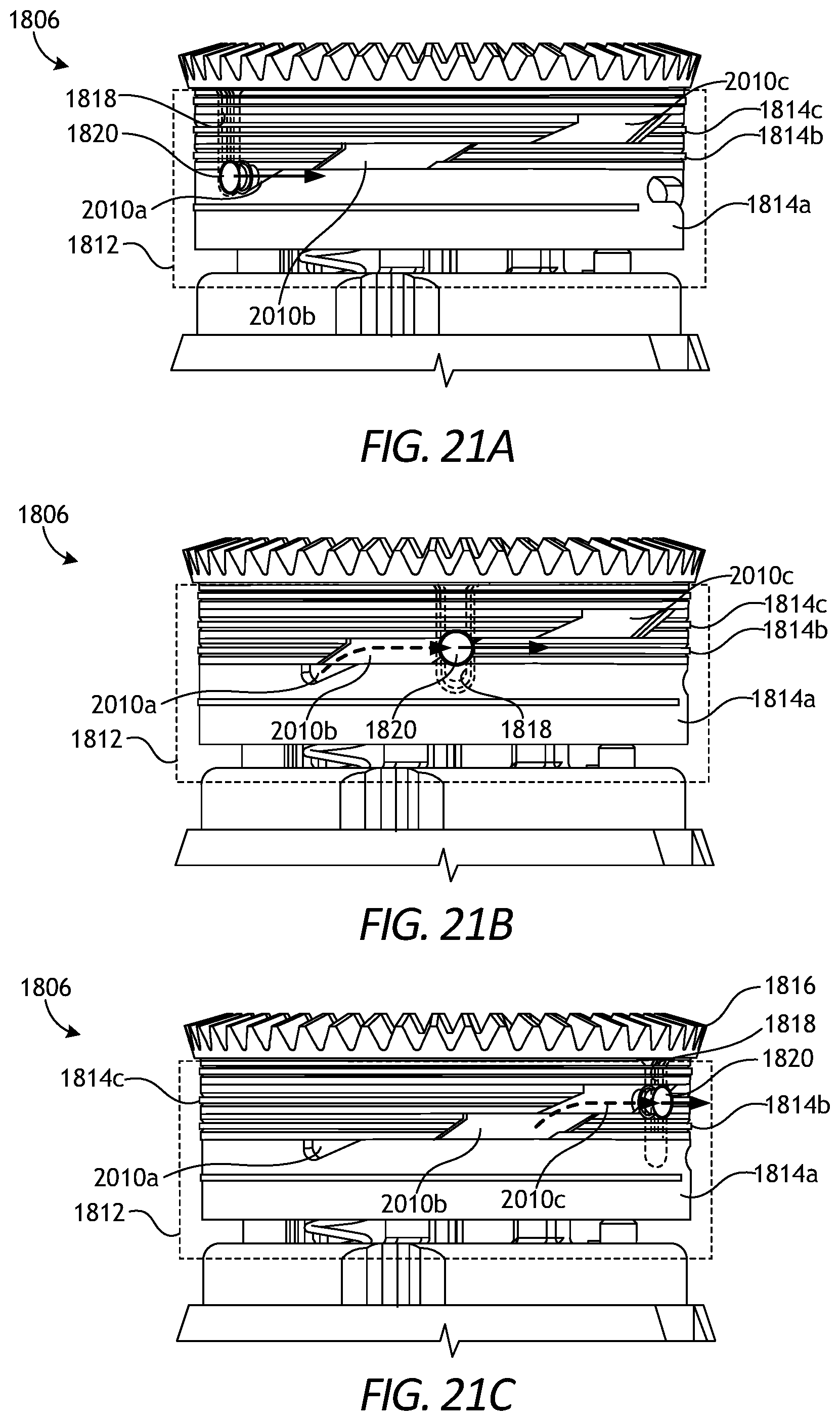 Patent US12102402 Figure 20 – Slipper clutch for surgical tool bailout
