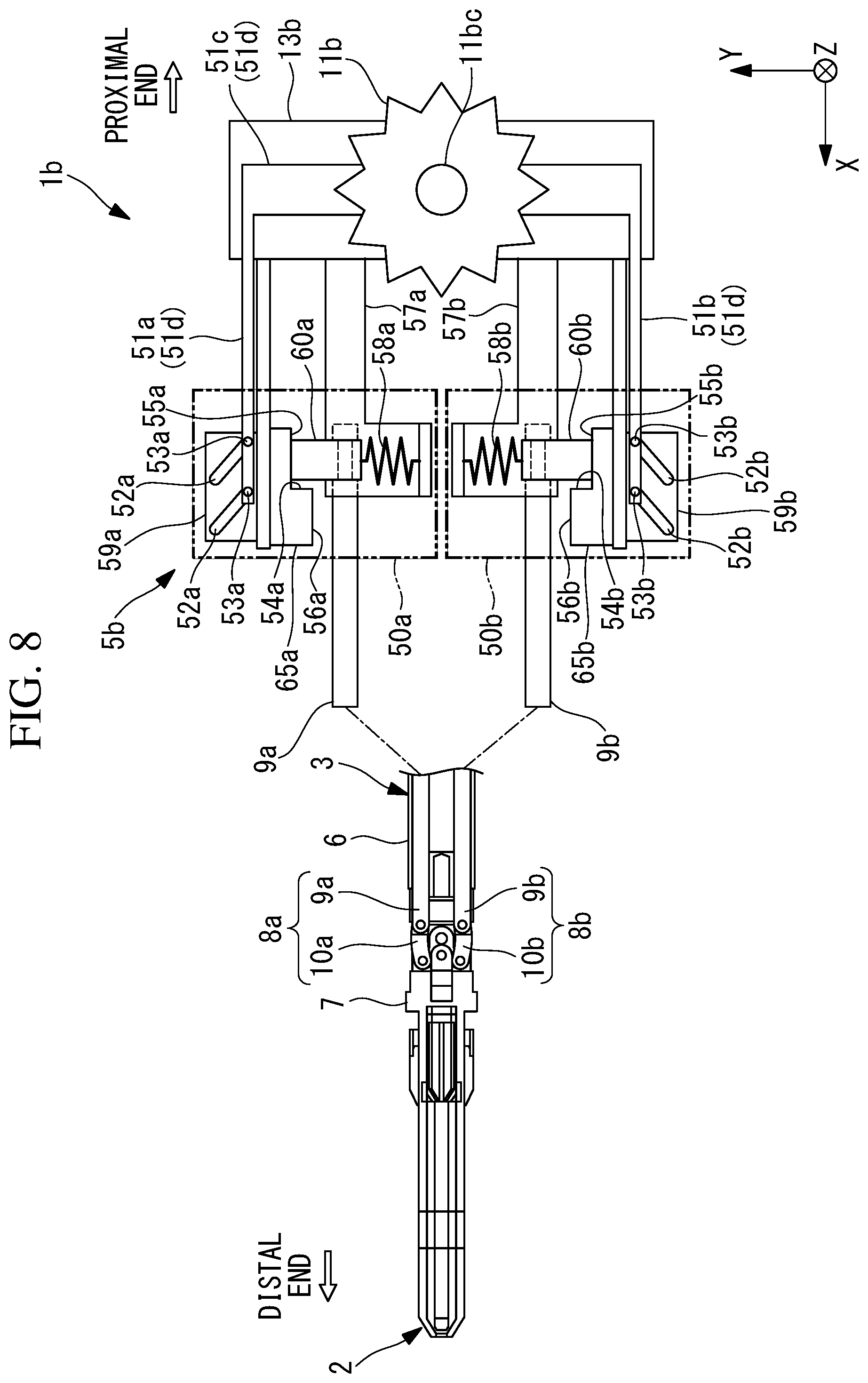 Patent US12102404 Figure 7 – Bending mechanism and medical manipulator