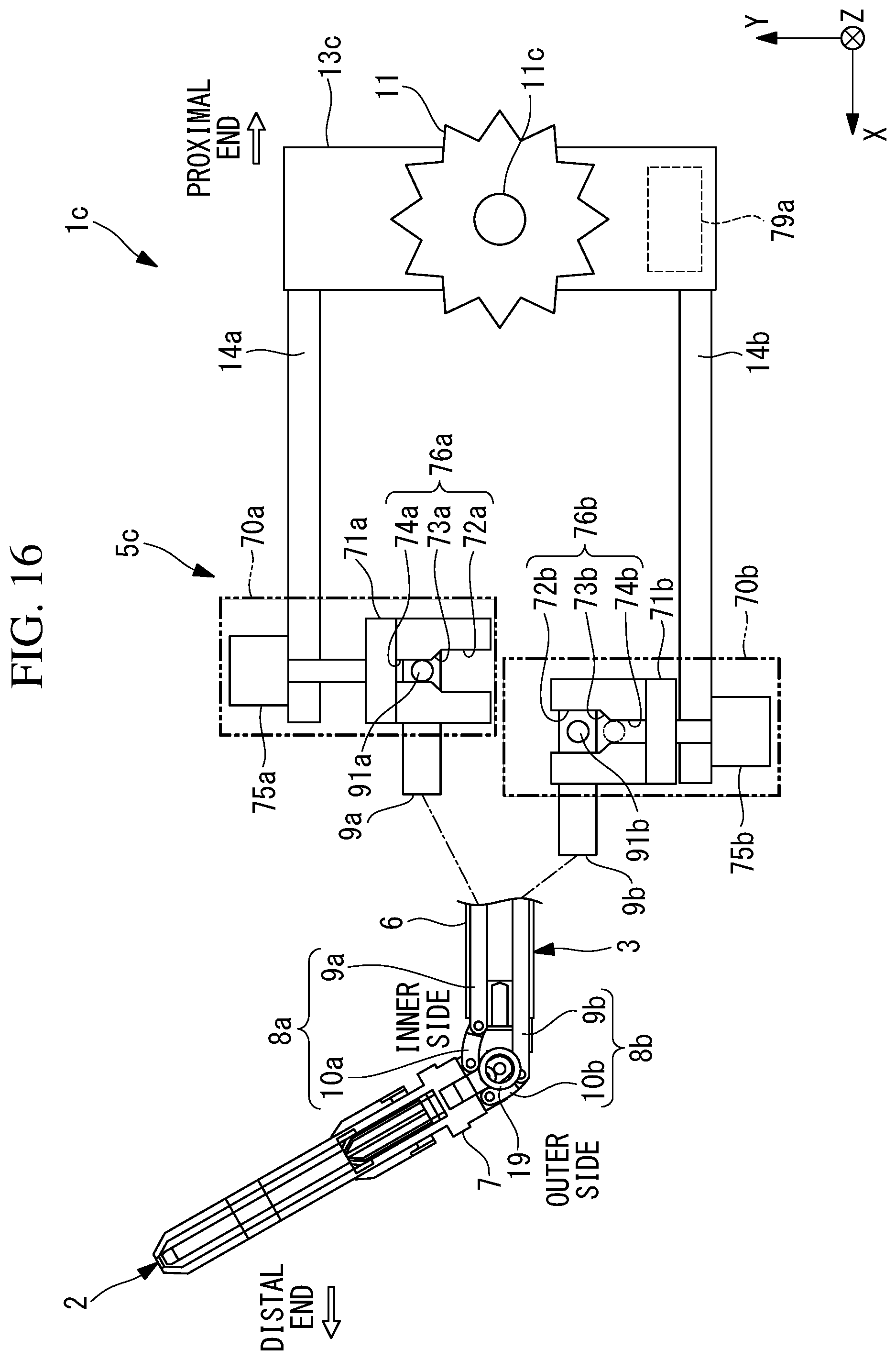 Patent US12102404 Figure 15 – Bending mechanism and medical manipulator
