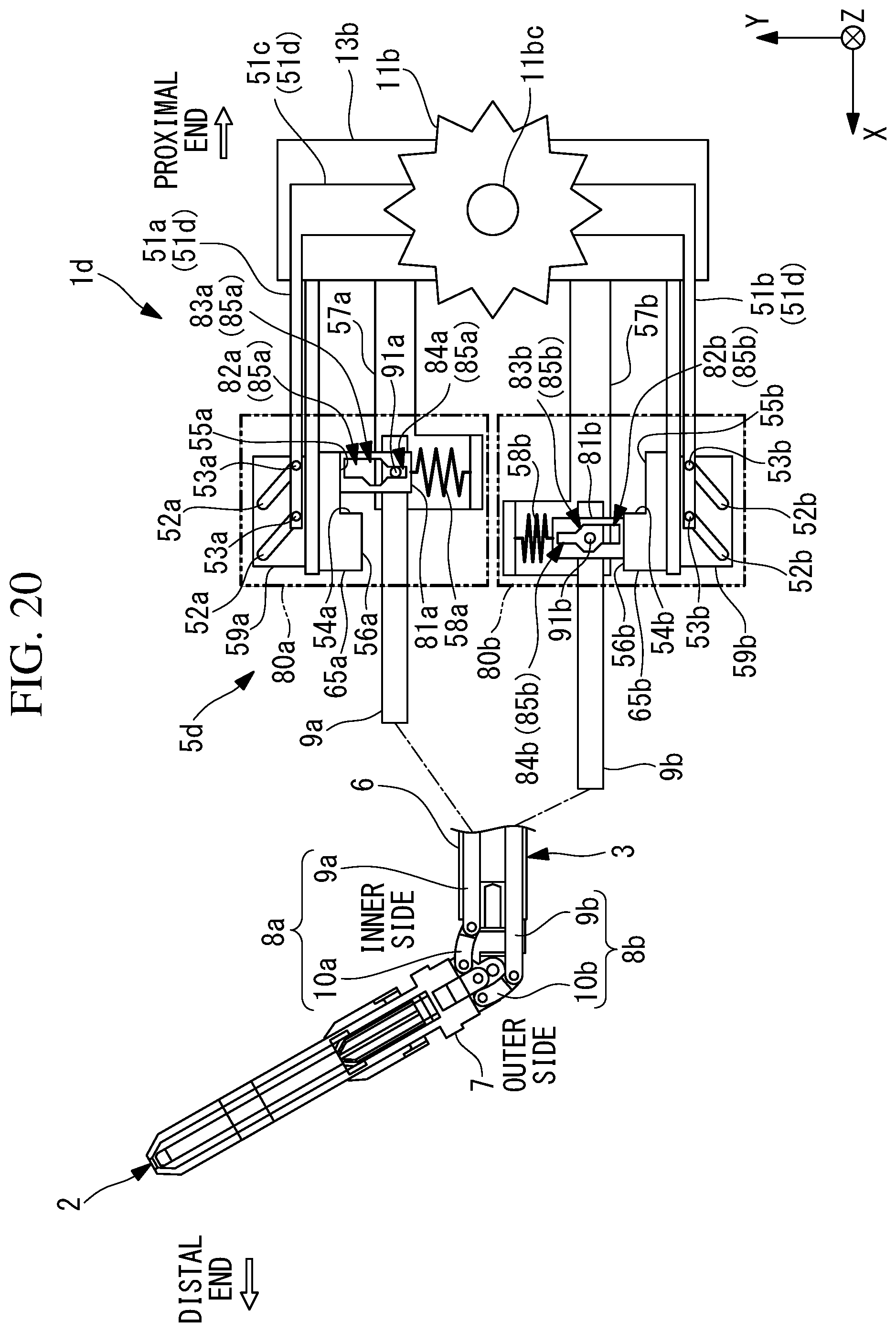 Patent US12102404 Figure 19 – Bending mechanism and medical manipulator
