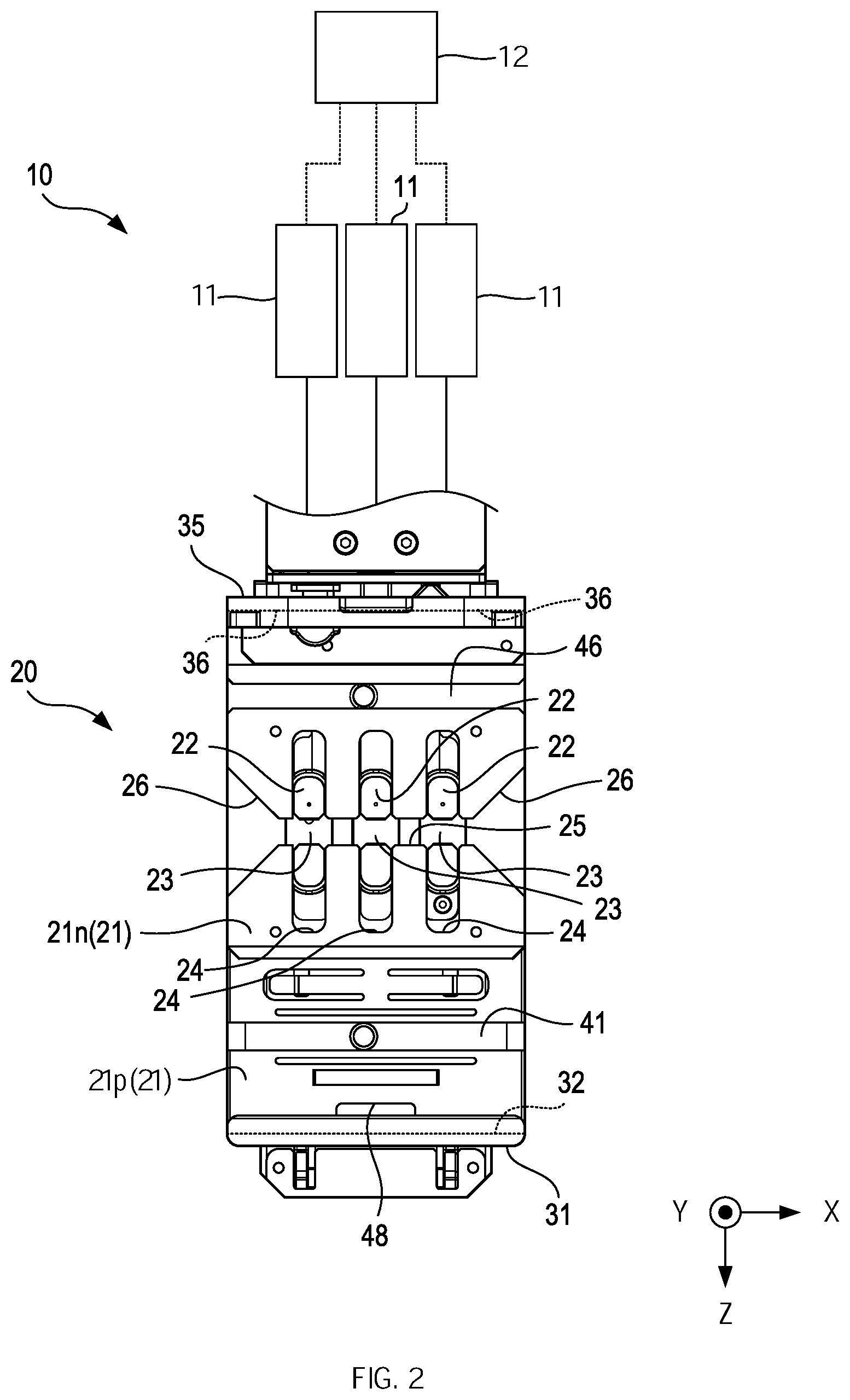 Patent US12102405 Figure 2 – Medical robot, surgical tool and attachment portion