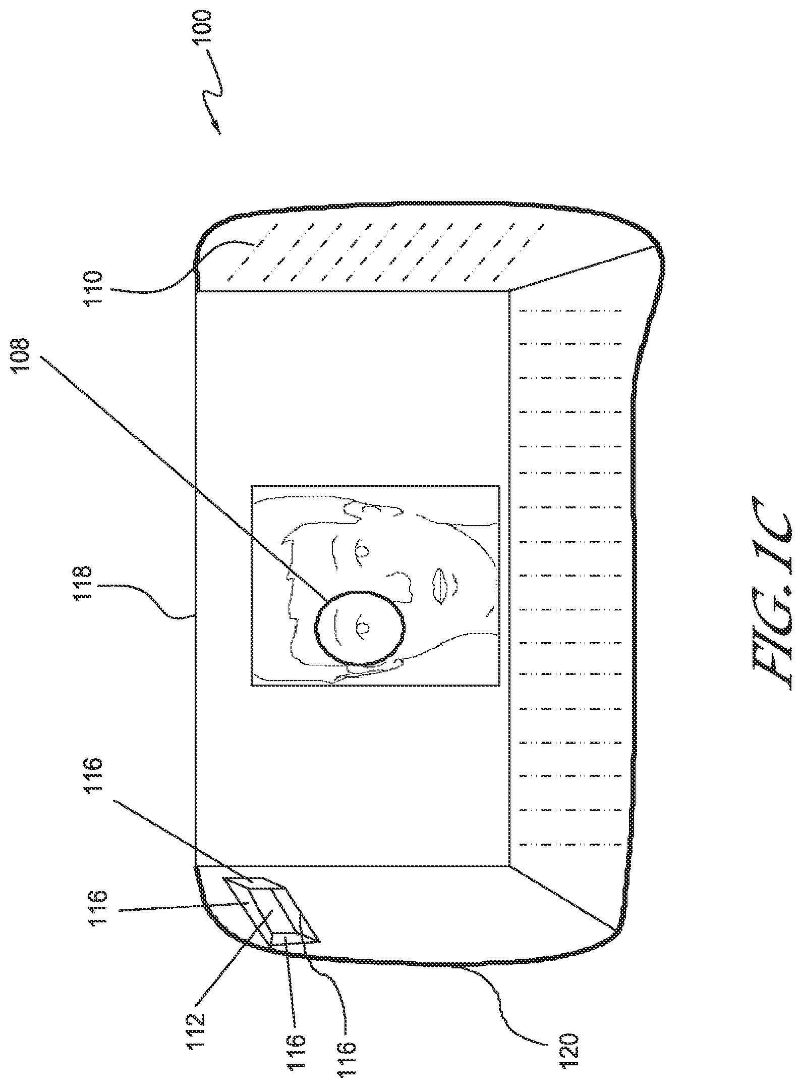 Patent US12102408 Figure 3 – Sterile surgical drape for ophthalmic surgery