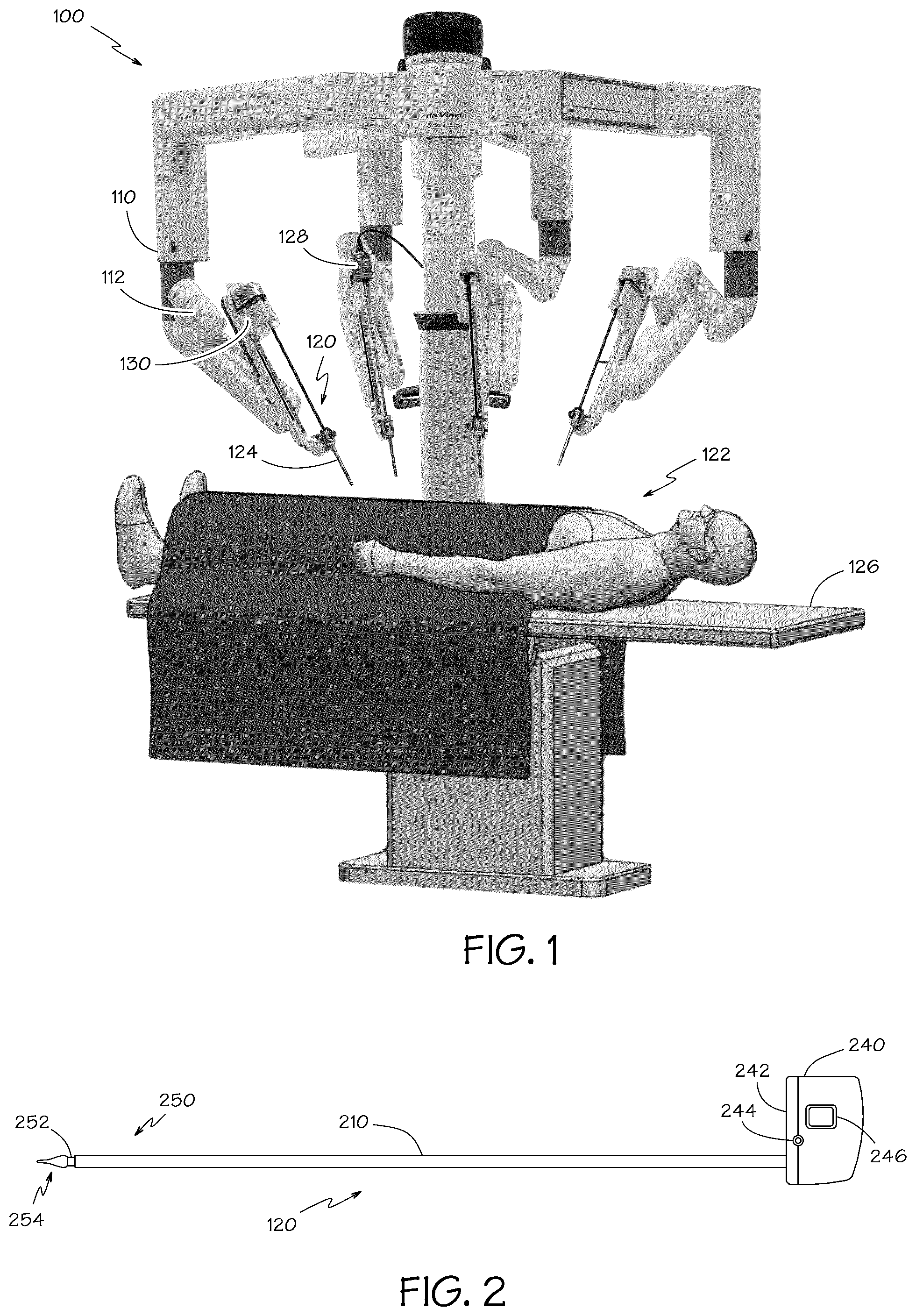 Patent US12102409 Figure 1 – Alignment and engagement for teleoperated actuated surgical instrument
