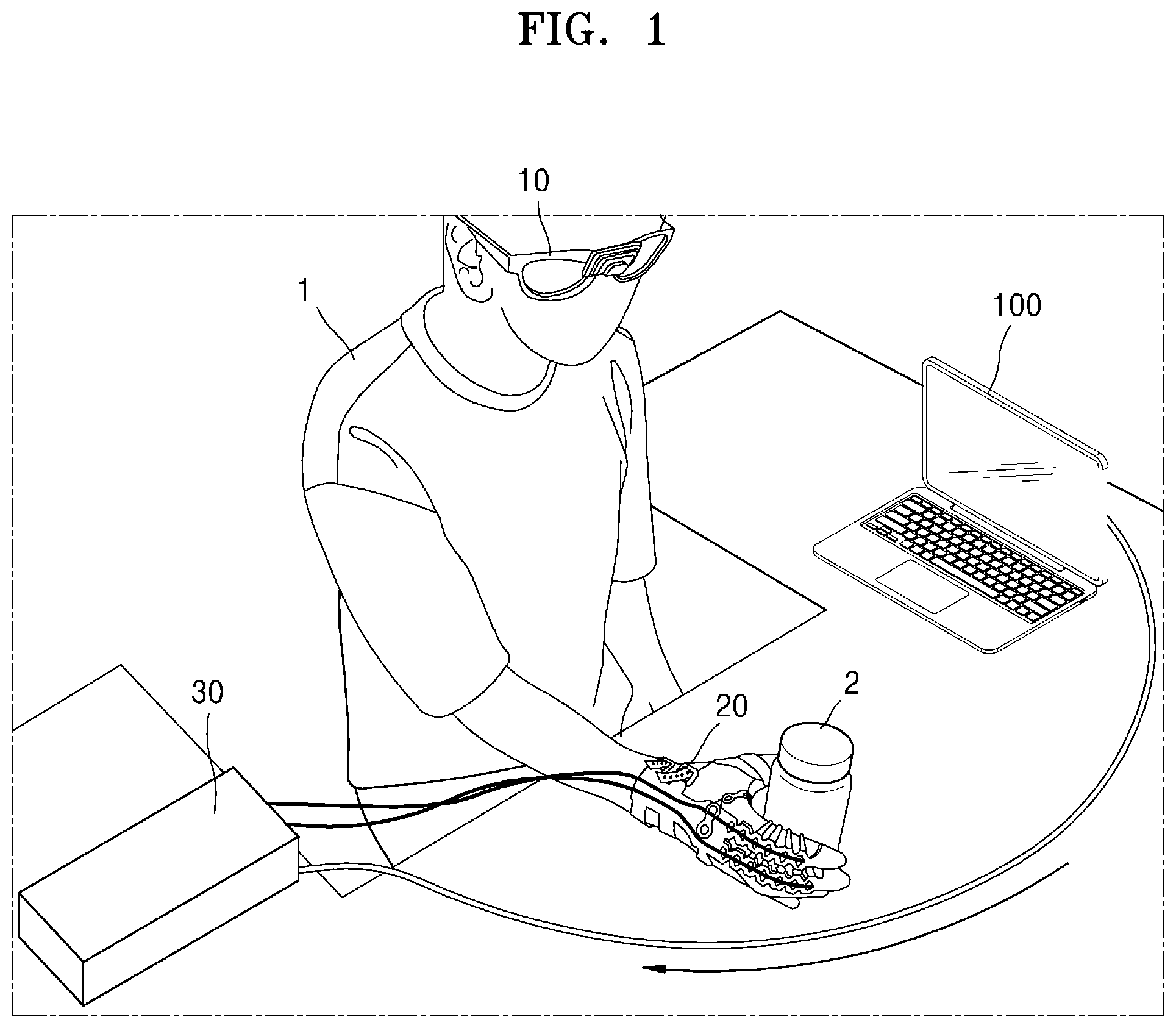 Patent US12102411 Figure 1 – Method for predicting intention of user and apparatus for performing same
