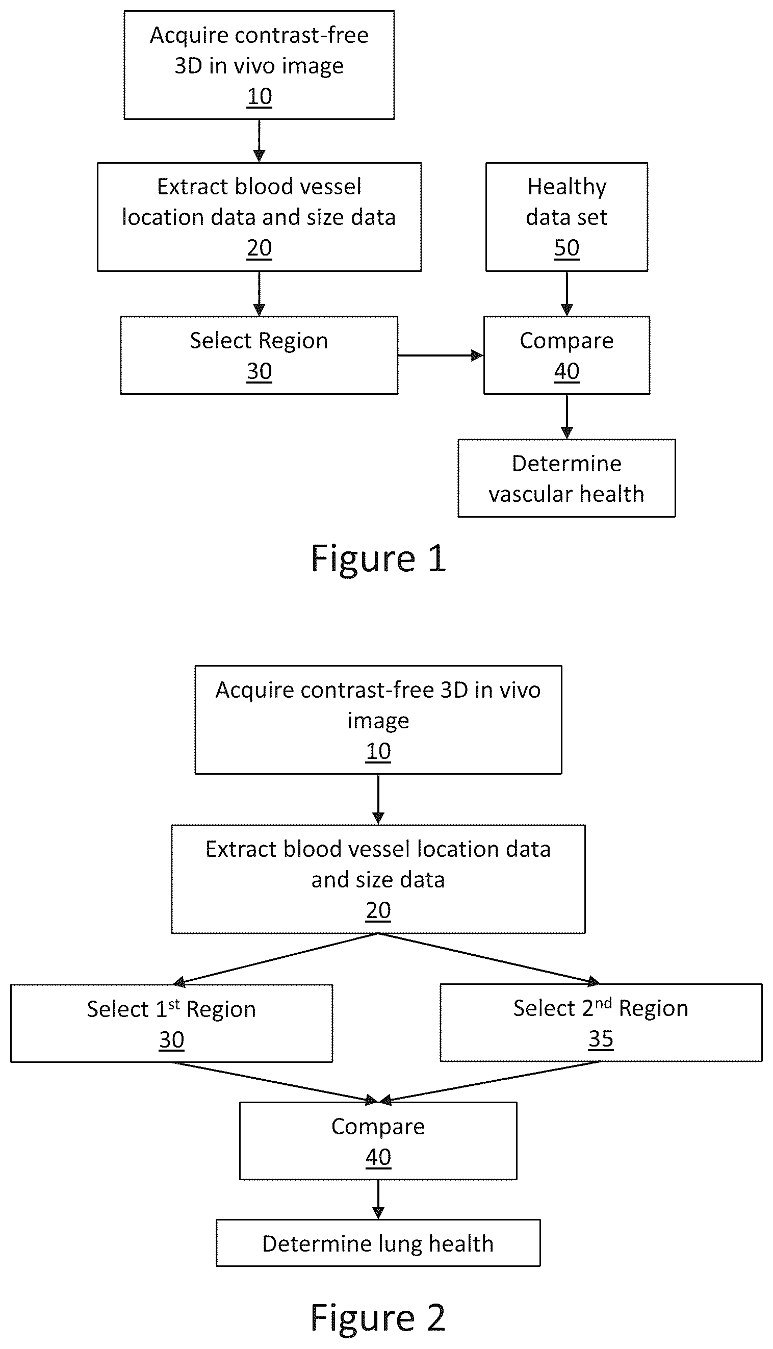 Patent US12102414 Figure 1 – Method of scanning and assessing lung and vascular health