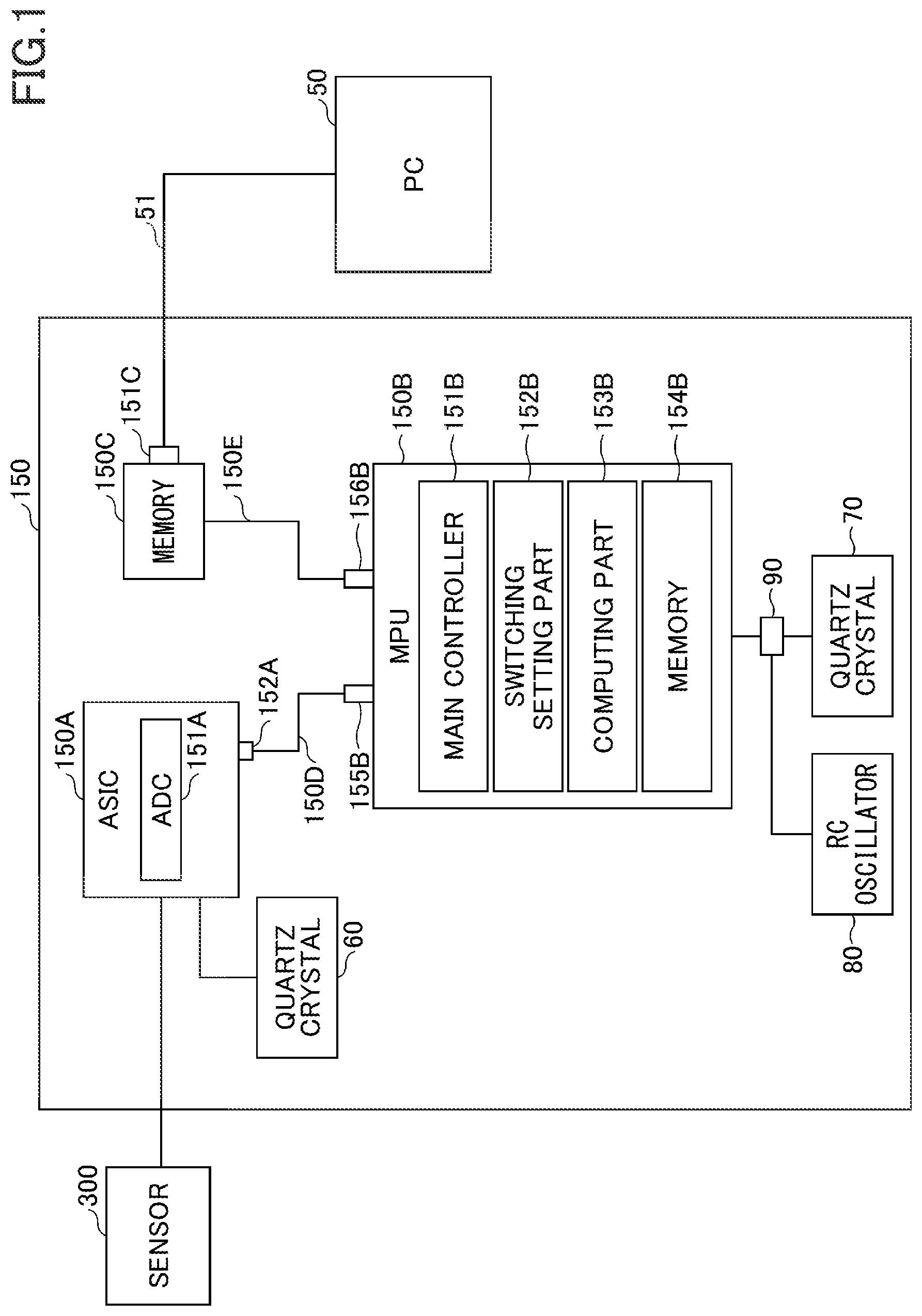 Patent US12102437 Figure 1 – Data acquisition device and biosensor