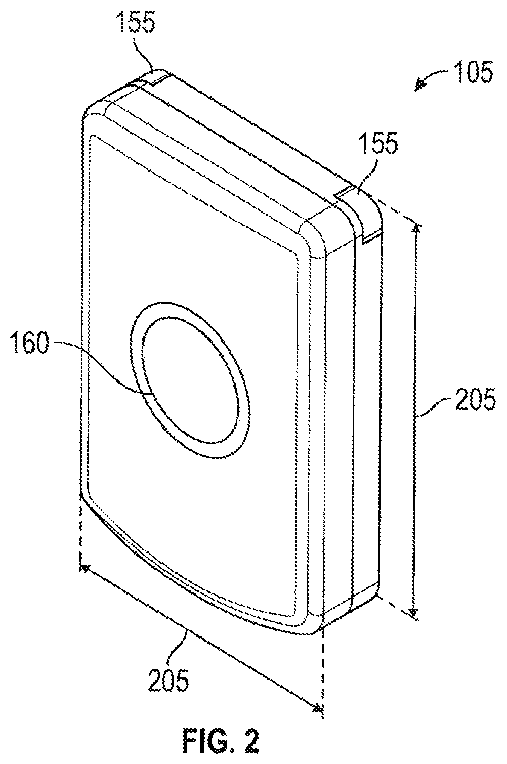 Patent US12102438 Figure 2 – Pendant physiological signal monitor and associated systems and methods