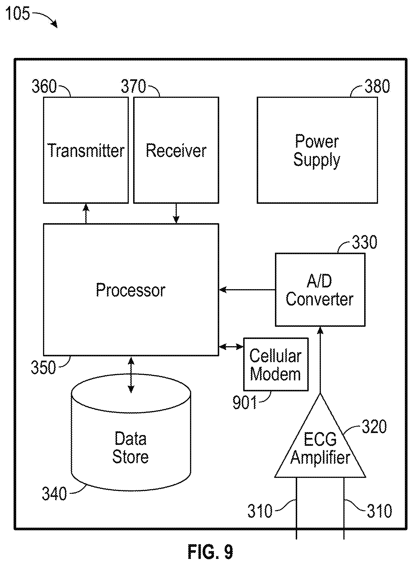 Patent US12102438 Figure 11 – Pendant physiological signal monitor and associated systems and methods