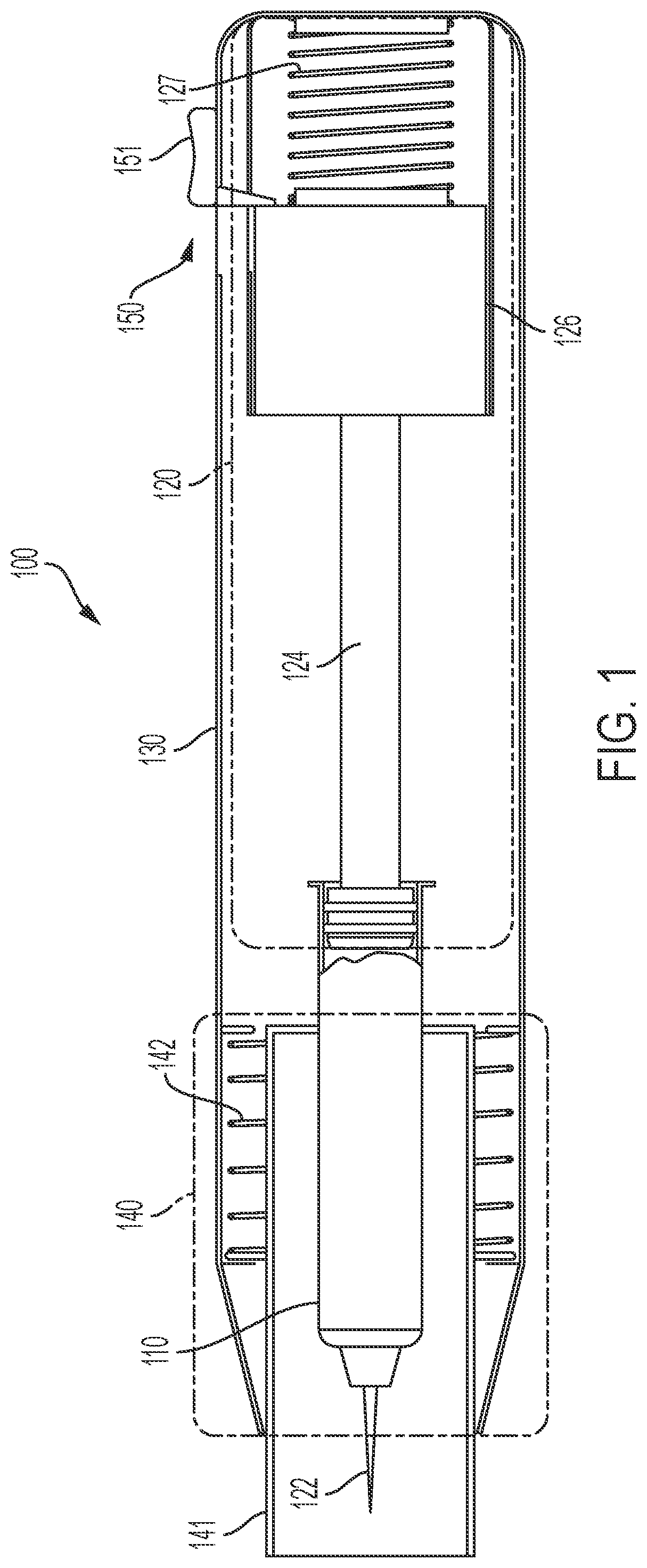 Patent US12102445 — Monitoring and communicating information using drug administration devices — Figure 1