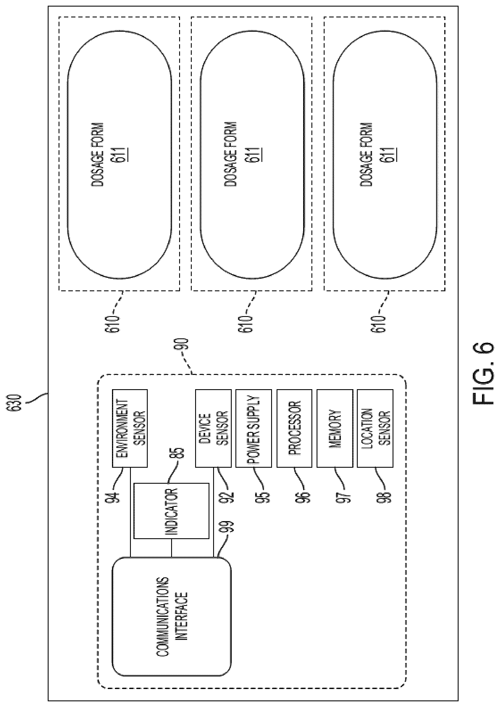 Patent US12102445 Figure 6 – Monitoring and communicating information using drug administration devices