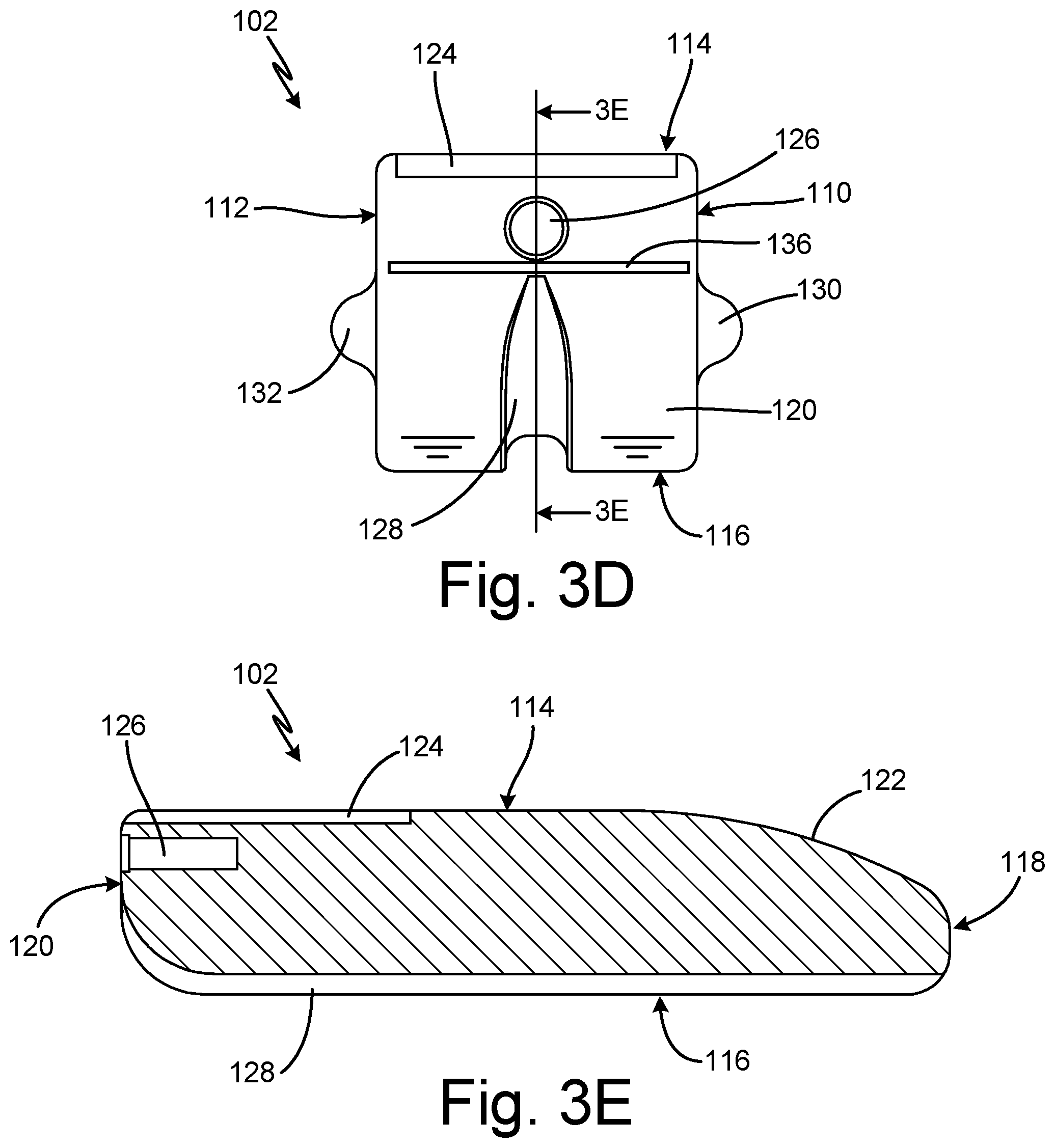 Patent US12102449 Figure 3 – Clip design for a subcutaneous device