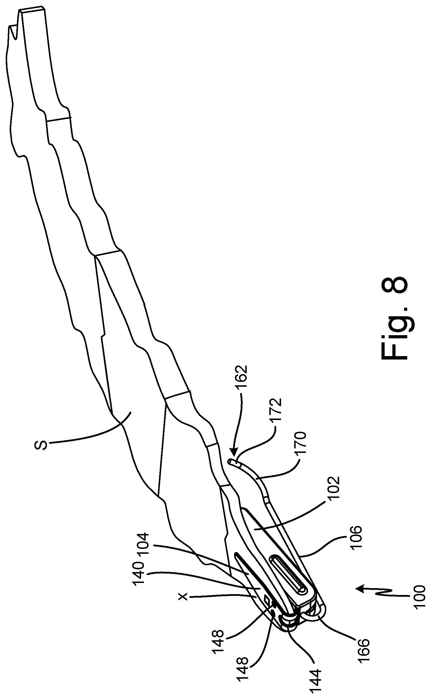 Patent US12102449 Figure 10 – Clip design for a subcutaneous device