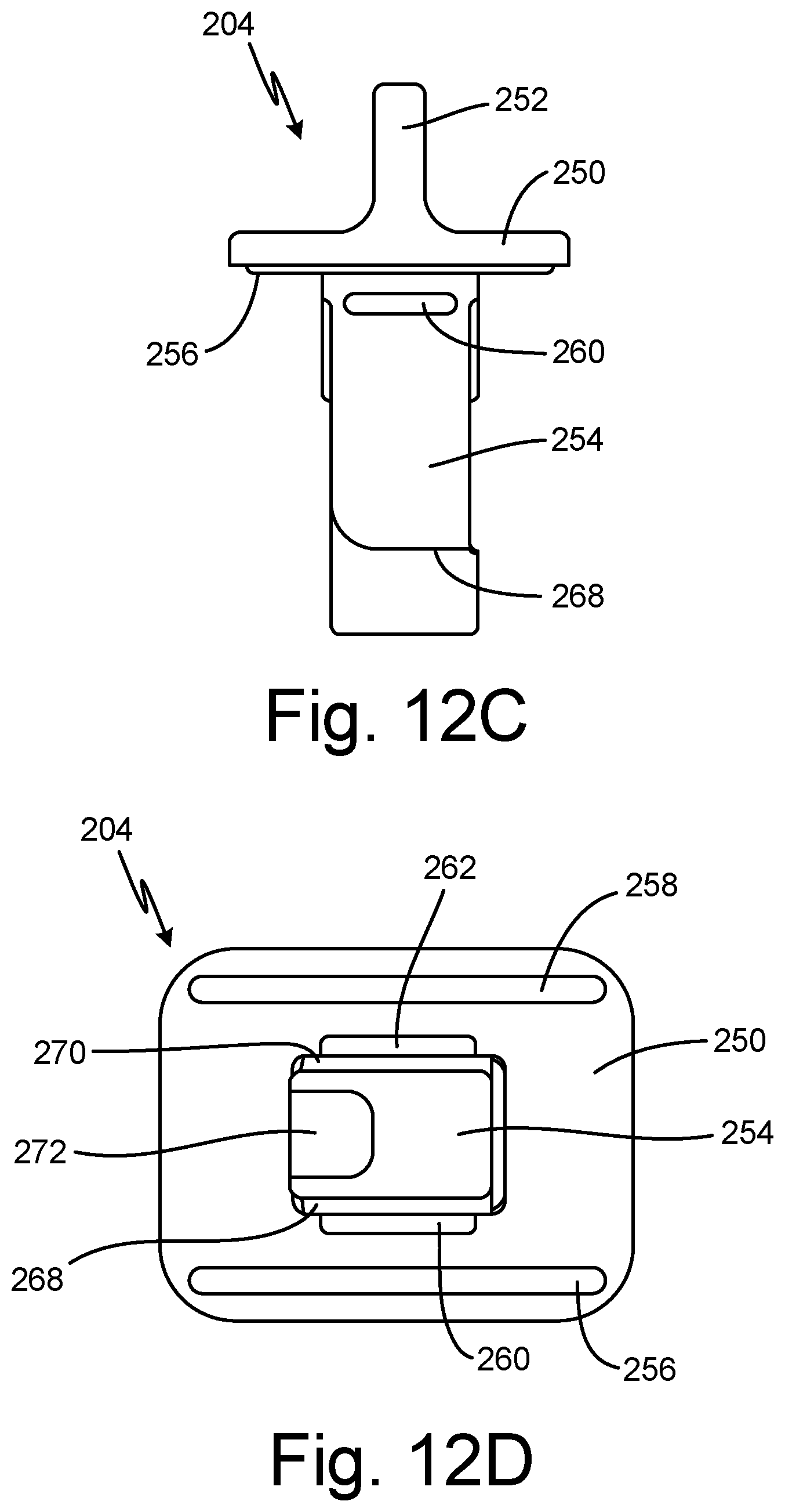 Patent US12102449 Figure 18 – Clip design for a subcutaneous device