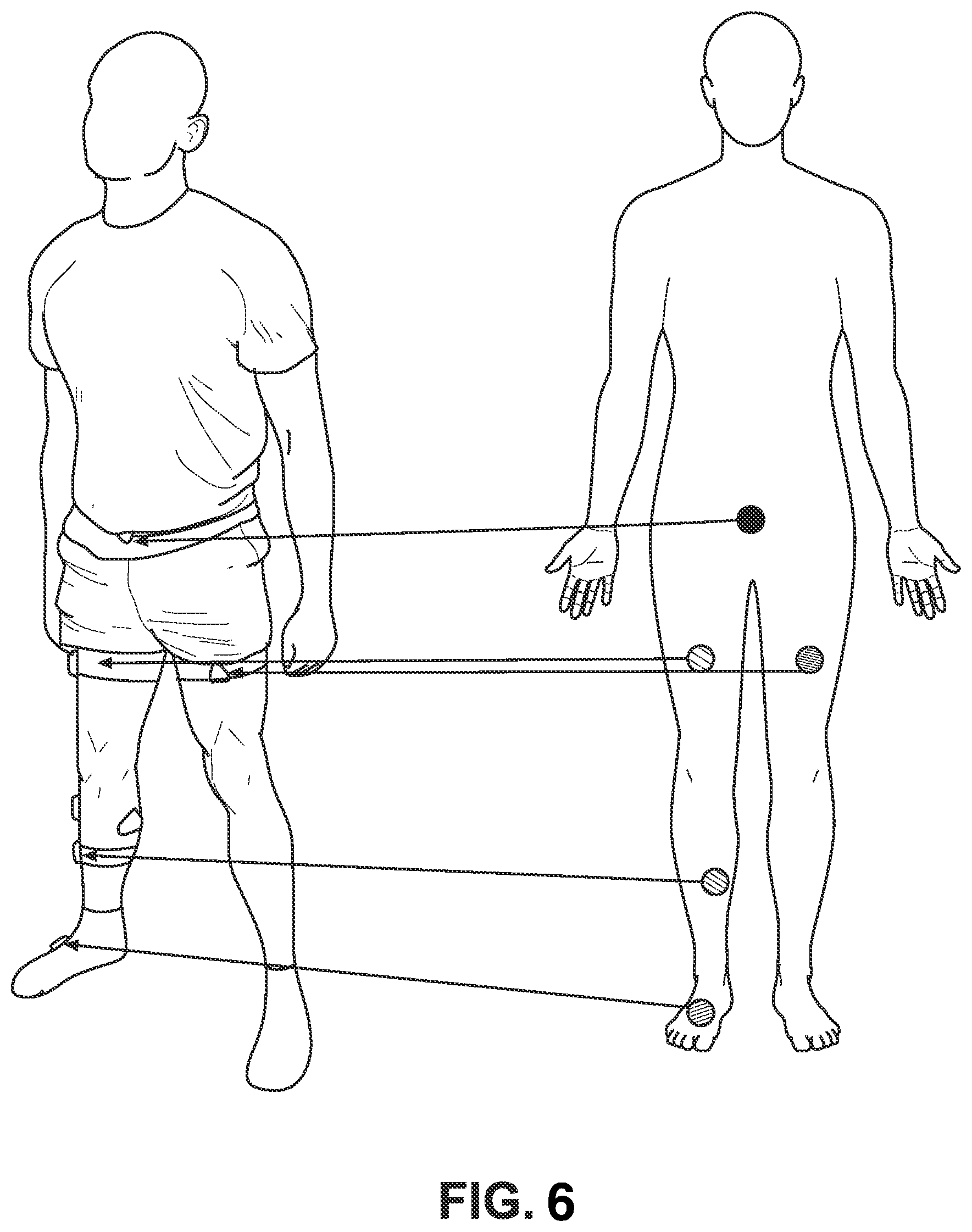 Patent US12102453 Figure 6 – Means and method for reducing lower body extremity injuries