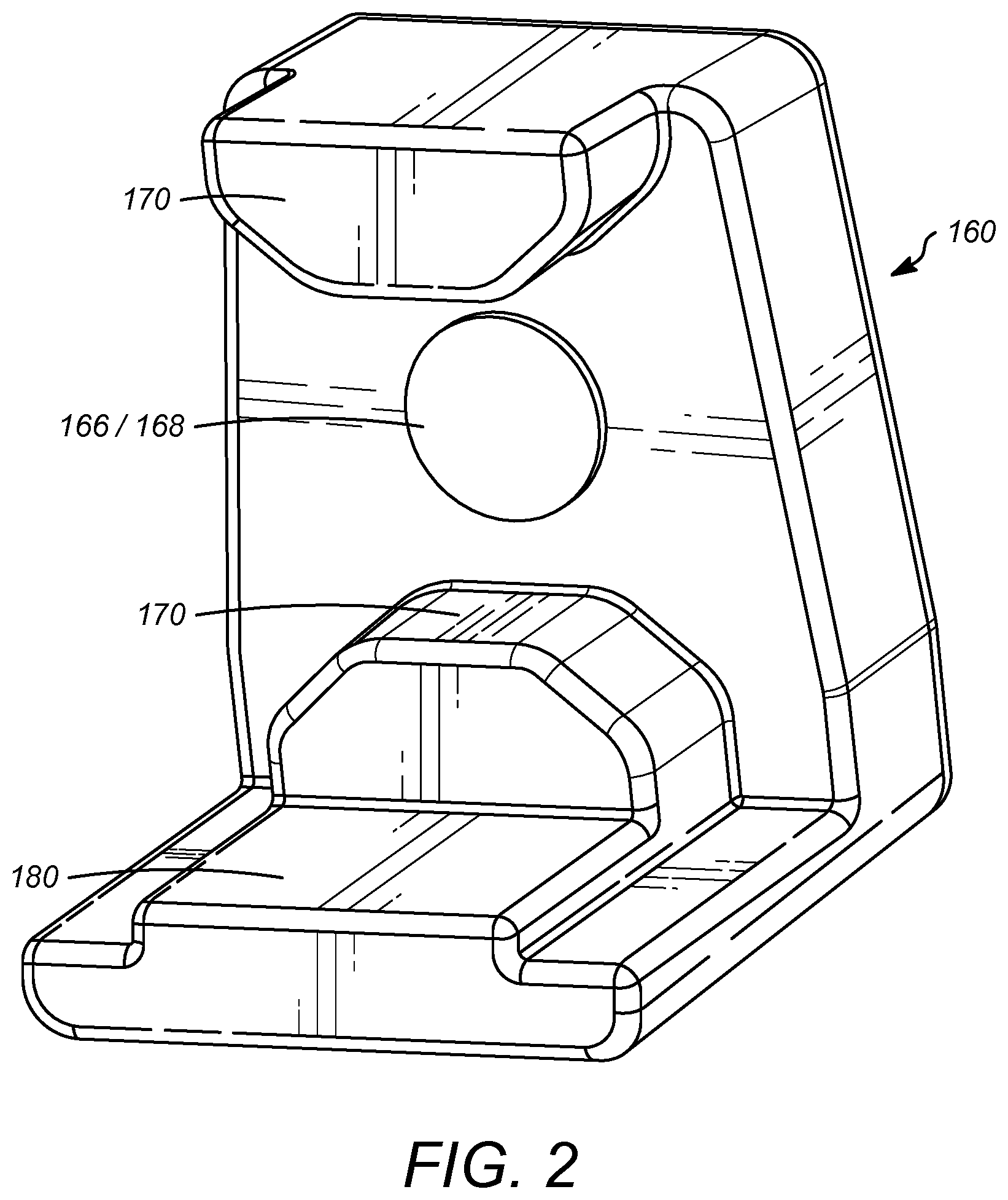 Patent US12102455 Figure 2 – Systems, monitor mounts and monitors