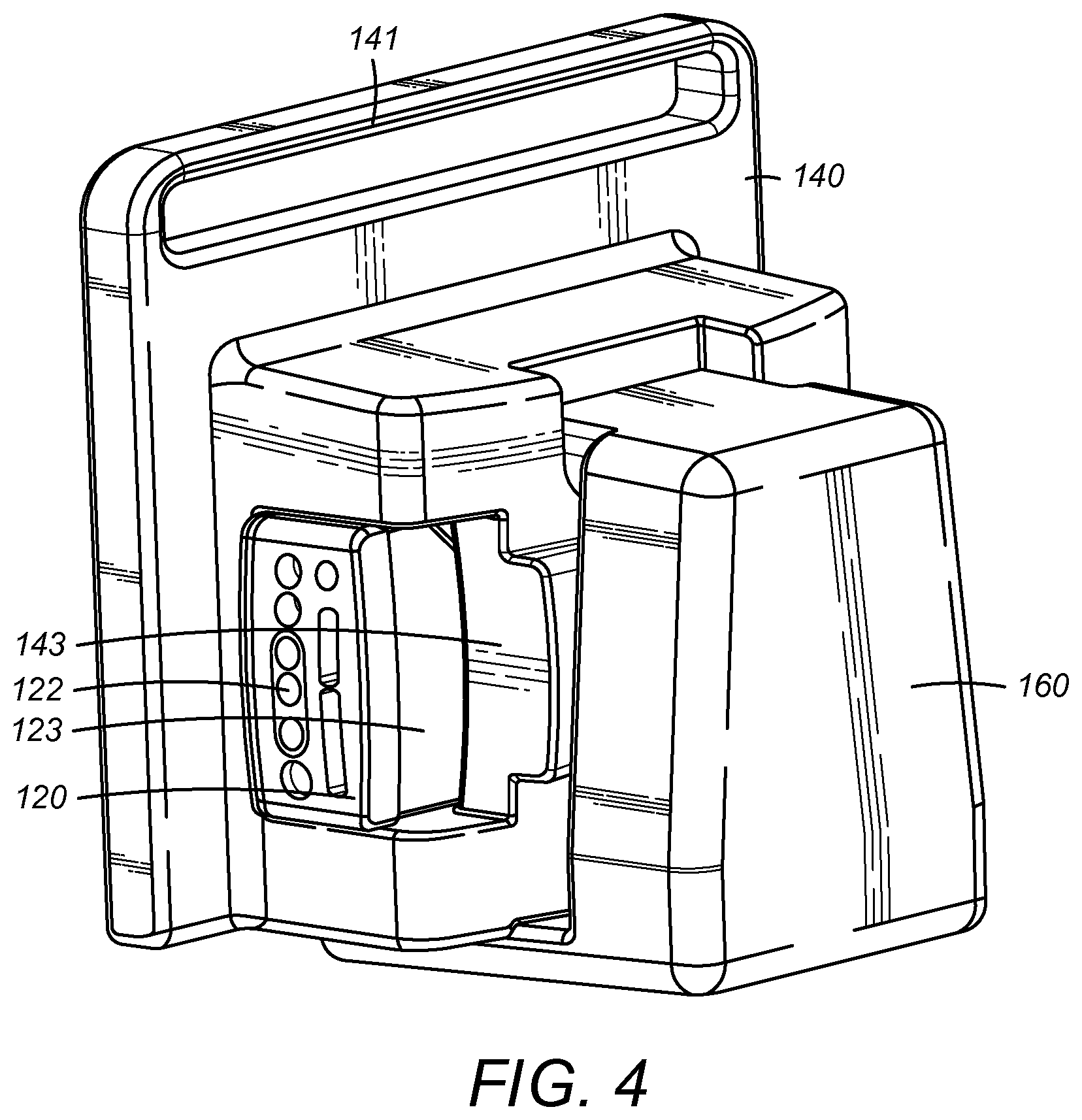 Patent US12102455 Figure 4 – Systems, monitor mounts and monitors