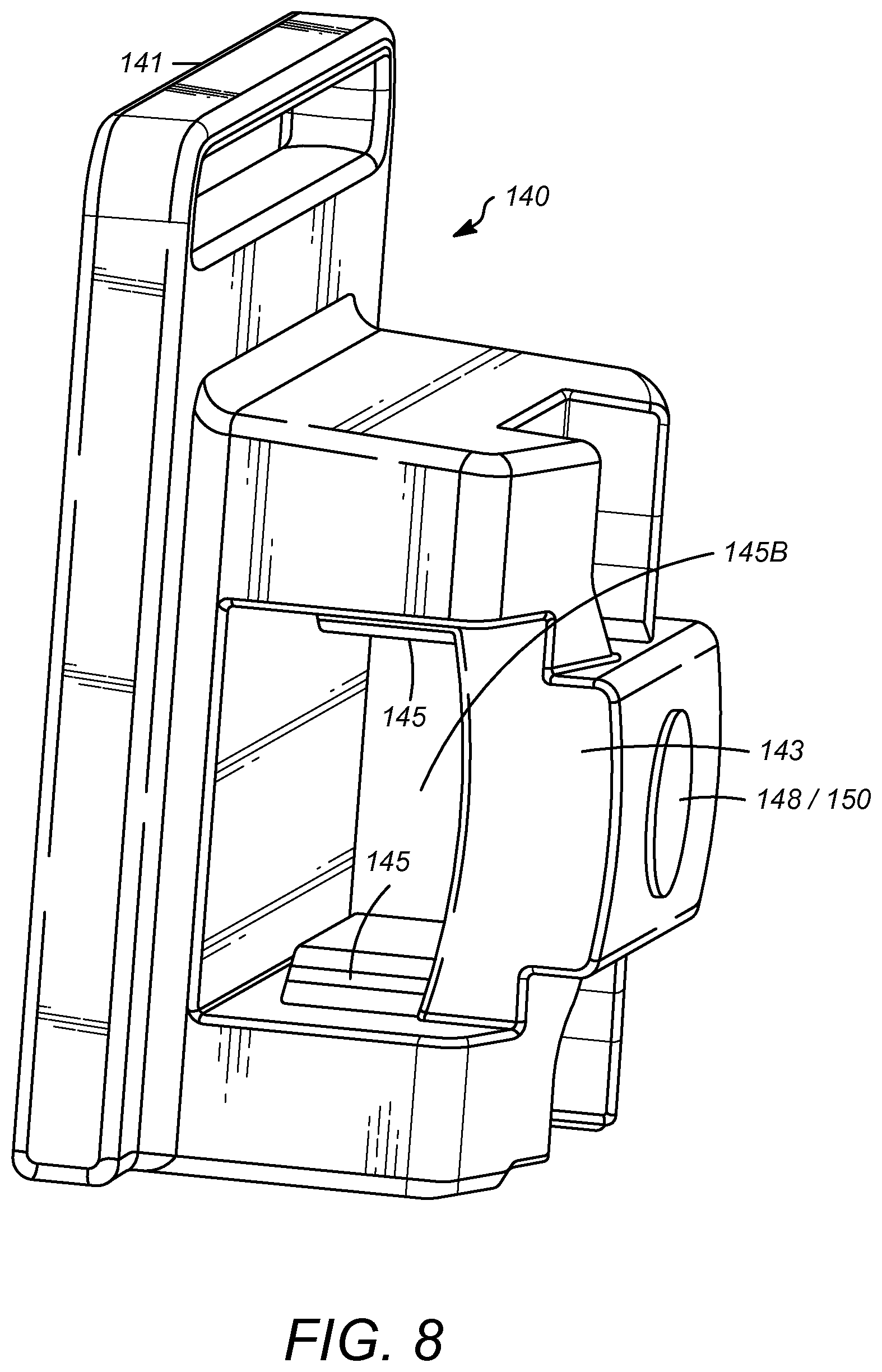 Patent US12102455 Figure 8 – Systems, monitor mounts and monitors