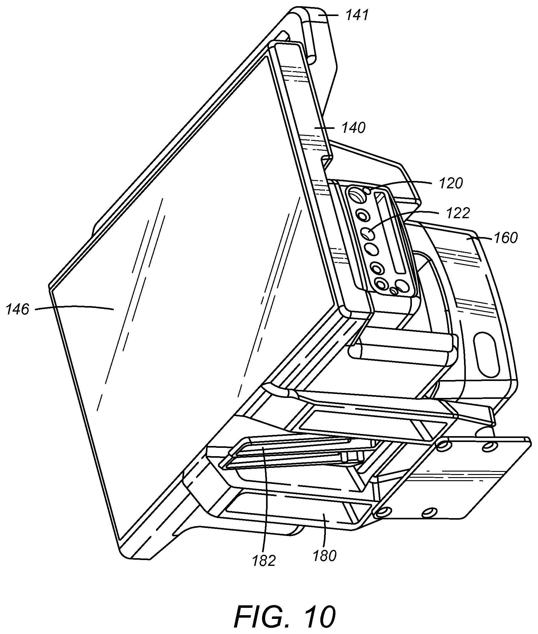 Patent US12102455 Figure 10 – Systems, monitor mounts and monitors