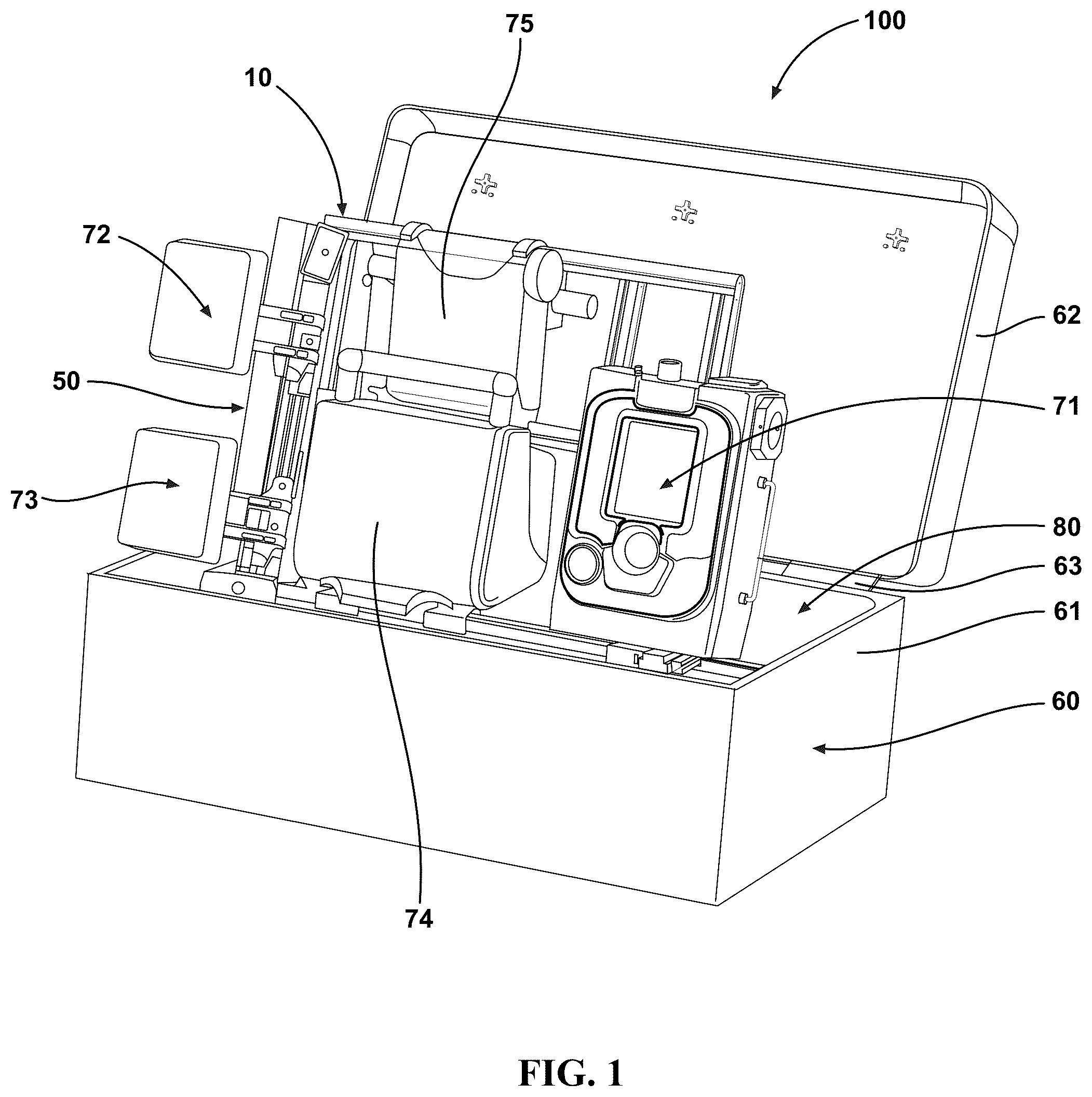Patent US12102457 Figure 1 – Modular CASEVAC kit