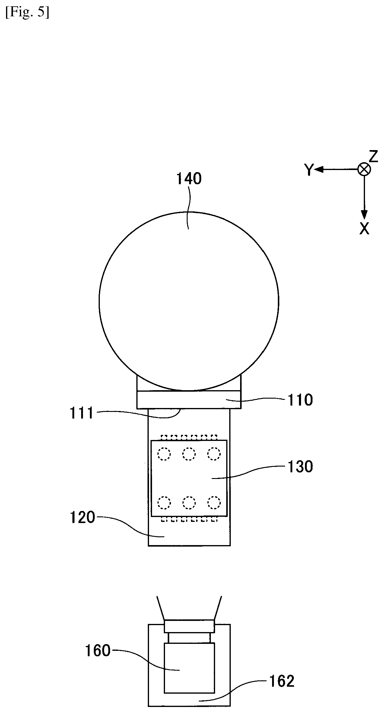 Patent US12102470 Figure 5 – Radiation source position estimation system, calibration system and biomagnetic measuring system