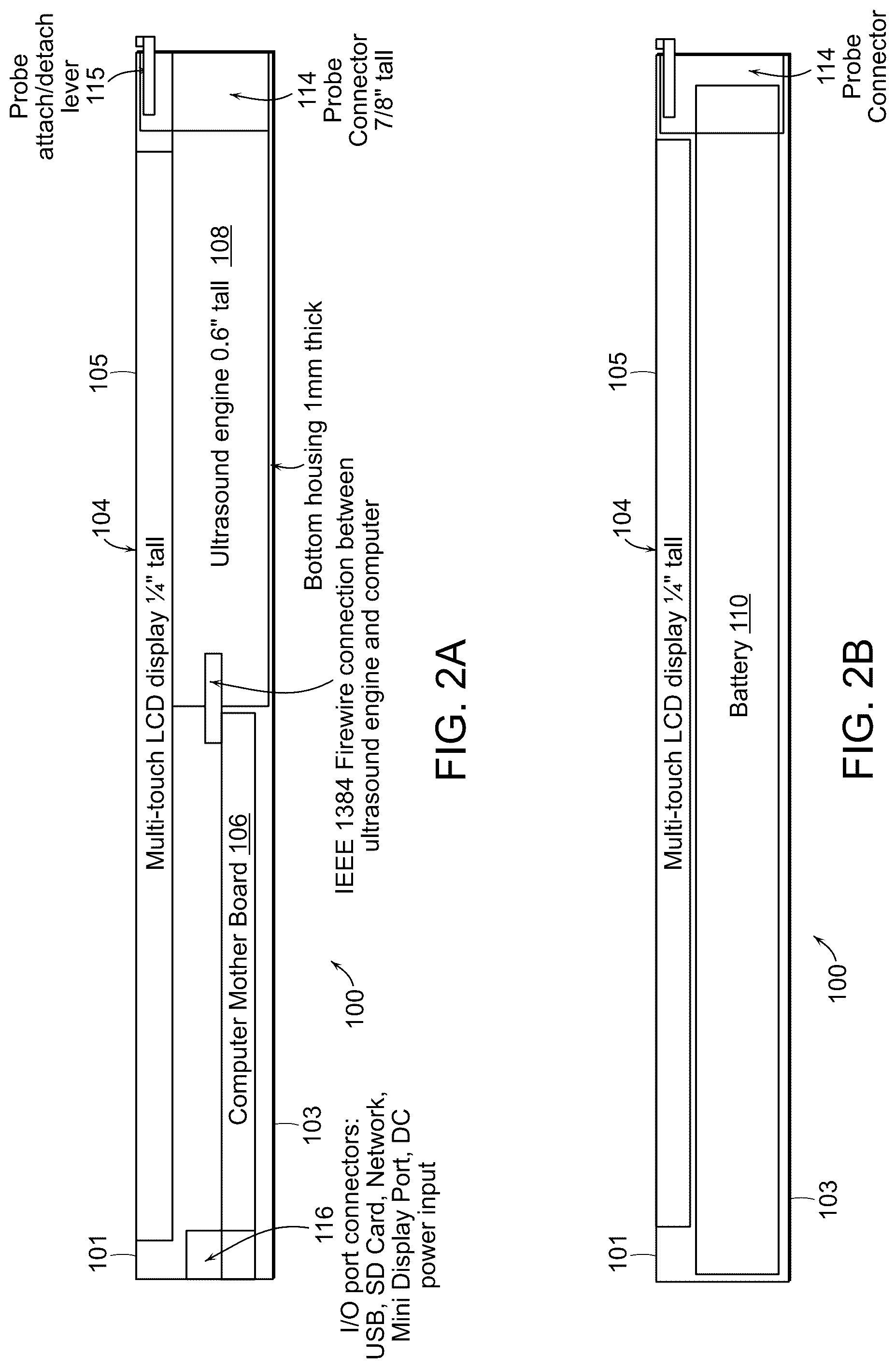 Patent US12102480 Figure 2 – Tablet ultrasound system