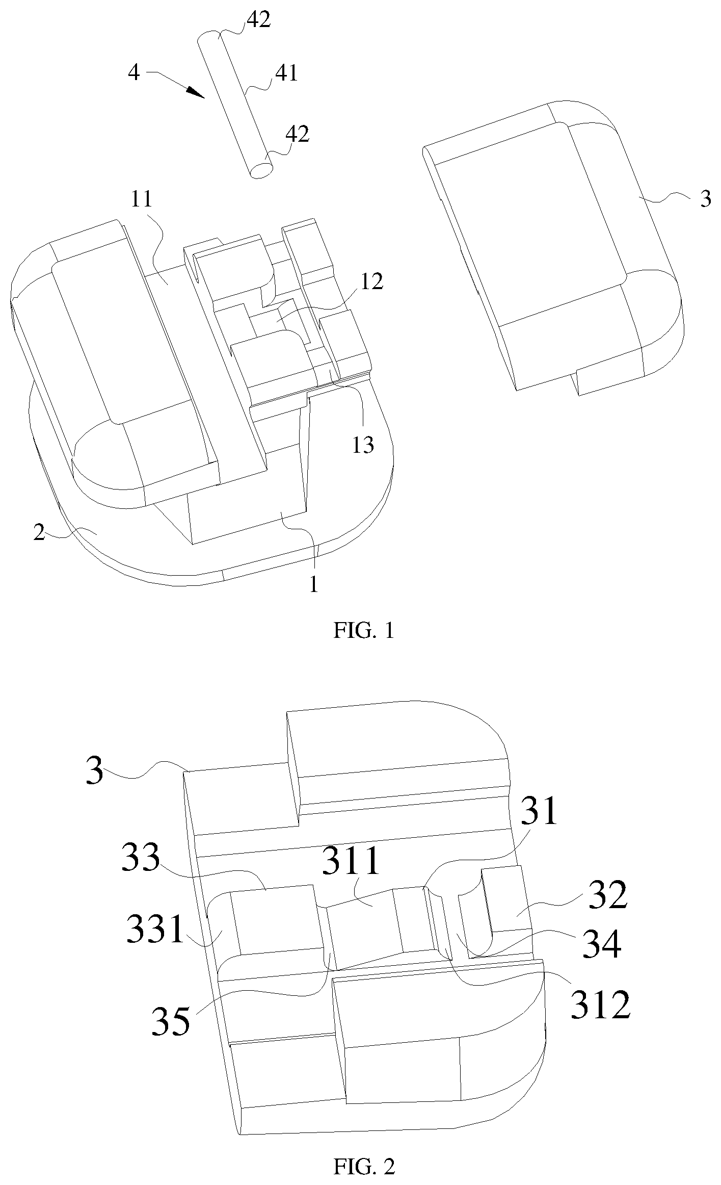 Patent US12102503 Figure 1 – Structurally reliable bracket