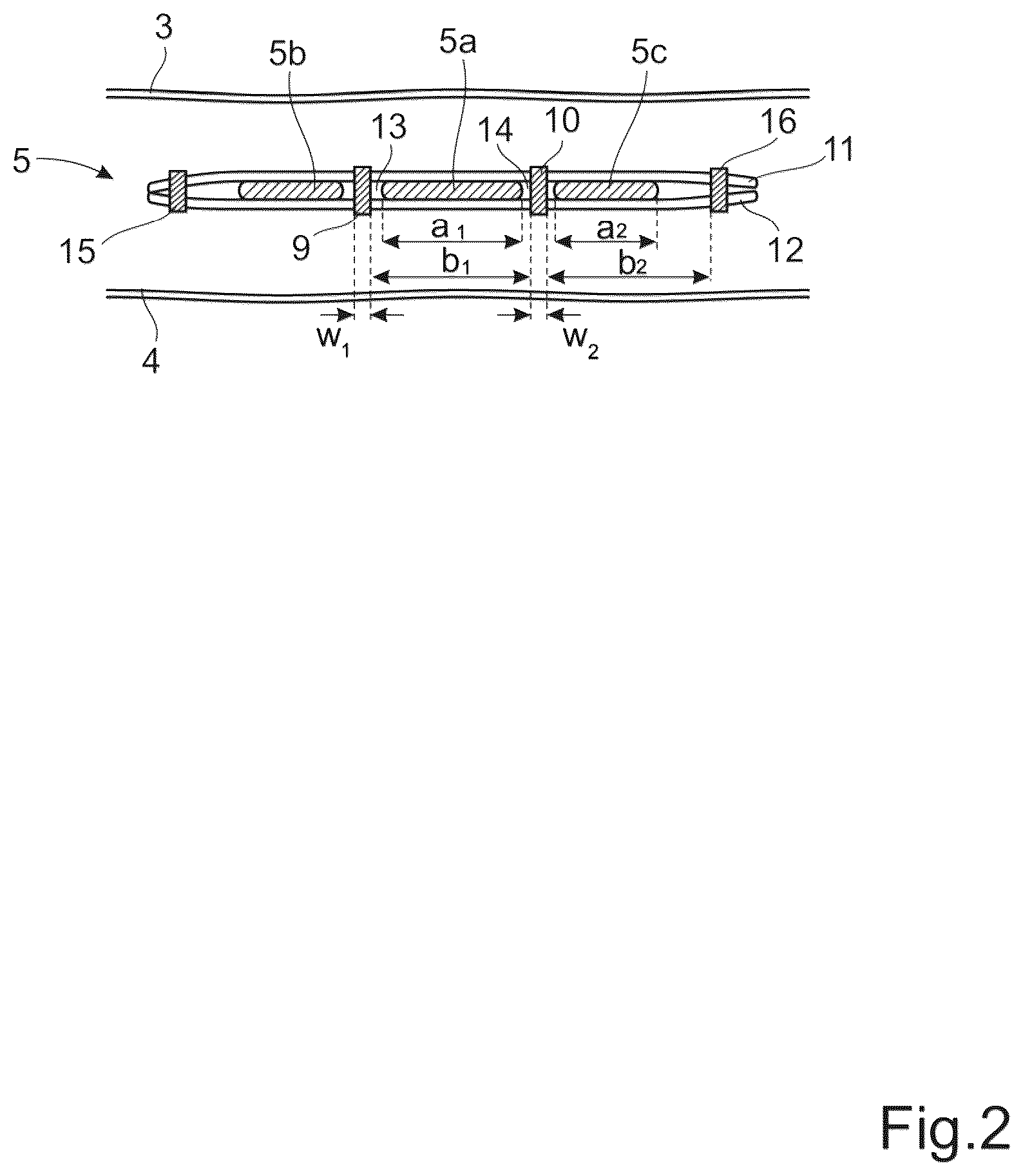 Patent US12102514 Figure 2 – Absorbent article and method for manufacturing an absorbent article