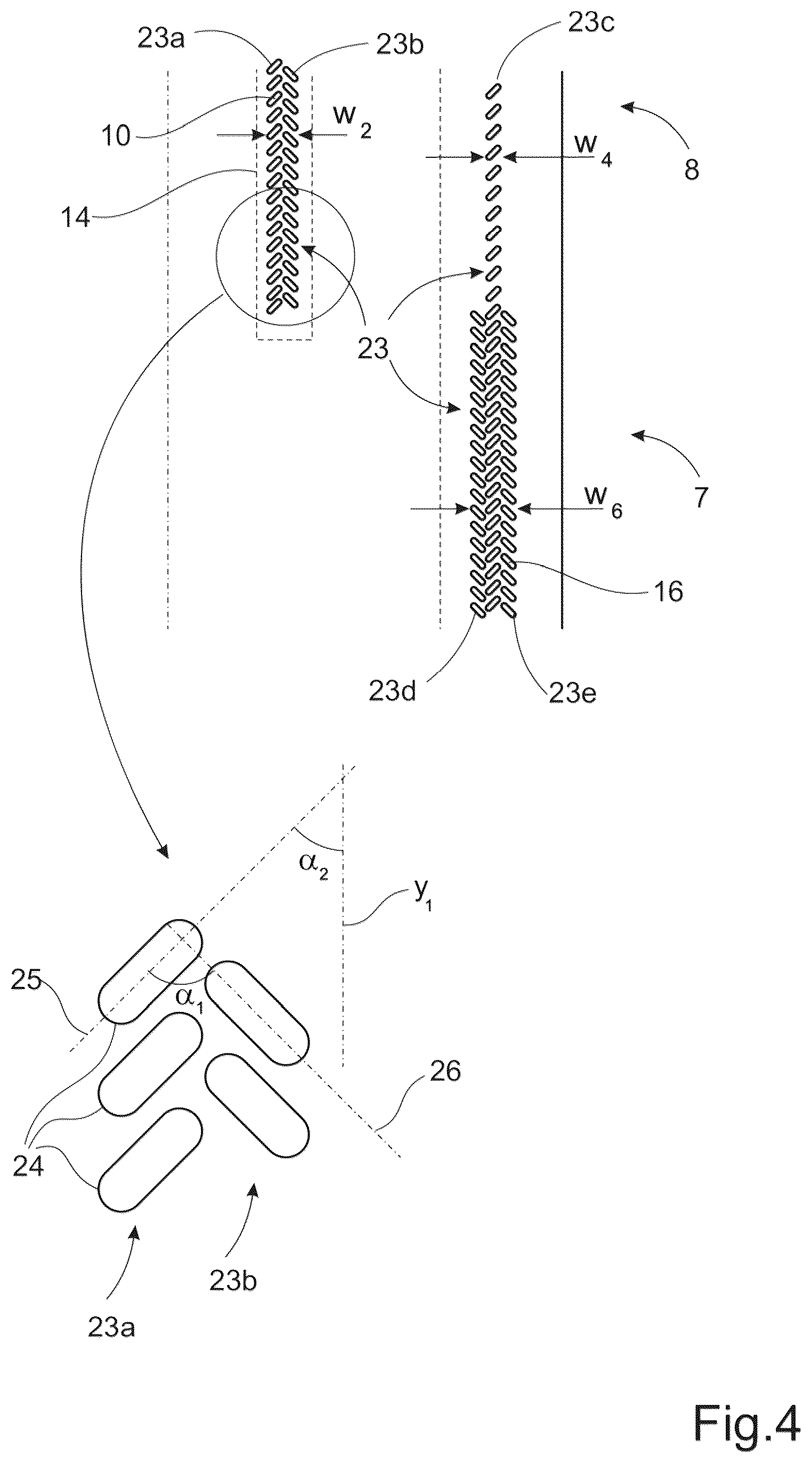 Patent US12102514 Figure 4 – Absorbent article and method for manufacturing an absorbent article