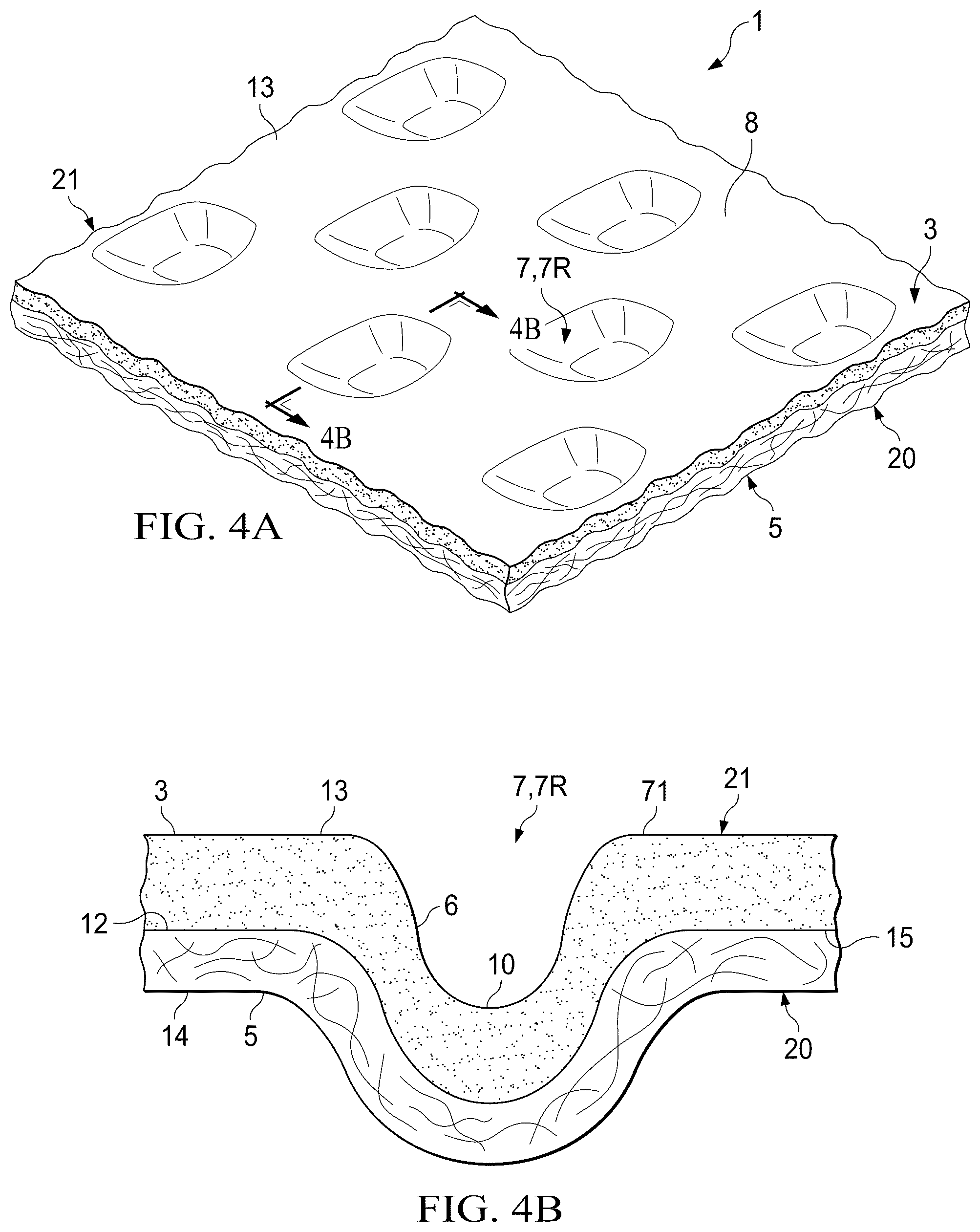 Patent US12102515 Figure 3 – Laminate webs and absorbent articles having the same