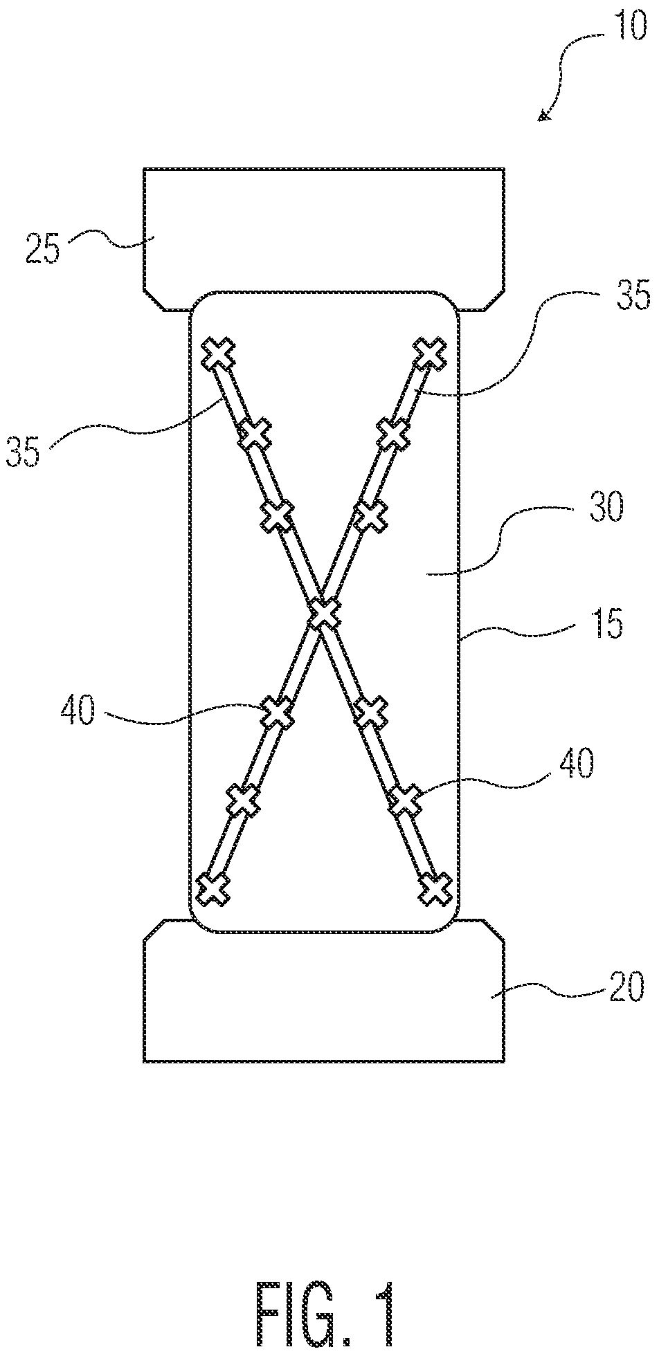 Patent US12102516 Figure 1 – Products with materials that shrink in one dimension and expand in another dimension