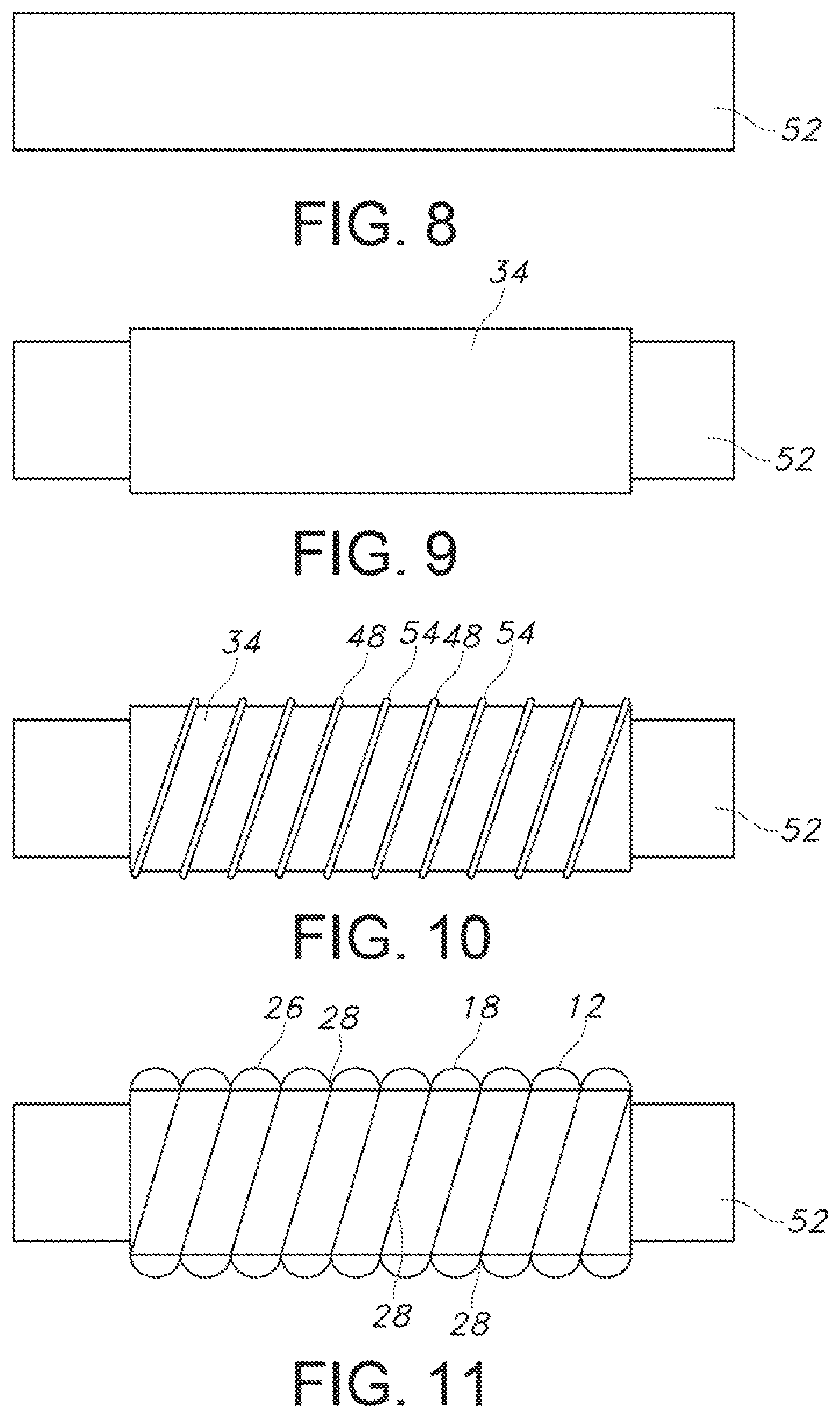 Patent US12102521 Figure 4 – Crimped textile graft with polymer liner