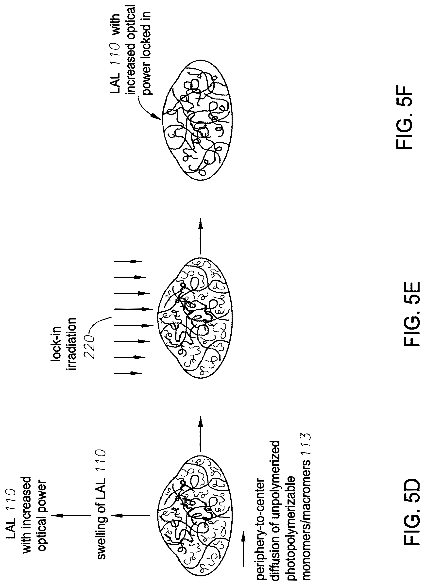 Patent US12102524 Figure 7 – Light adjustable intraocular lens with a modulable absorption front protection layer