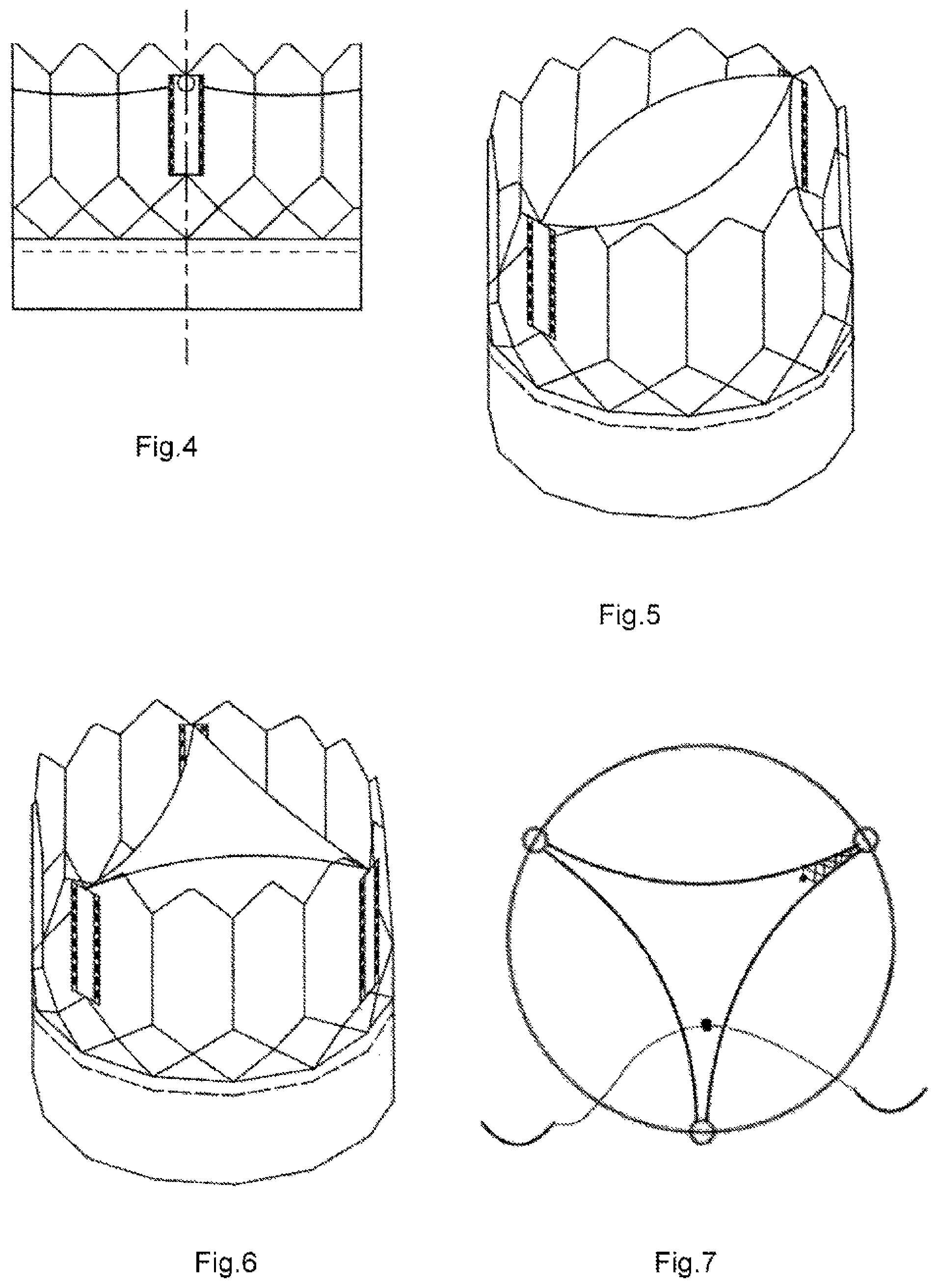 Patent US12102527 Figure 2 – Biological low profile, balloon expandable prosthetic heart valve, particularly aortic, for transcatheter implantation and the method of its manufacturing