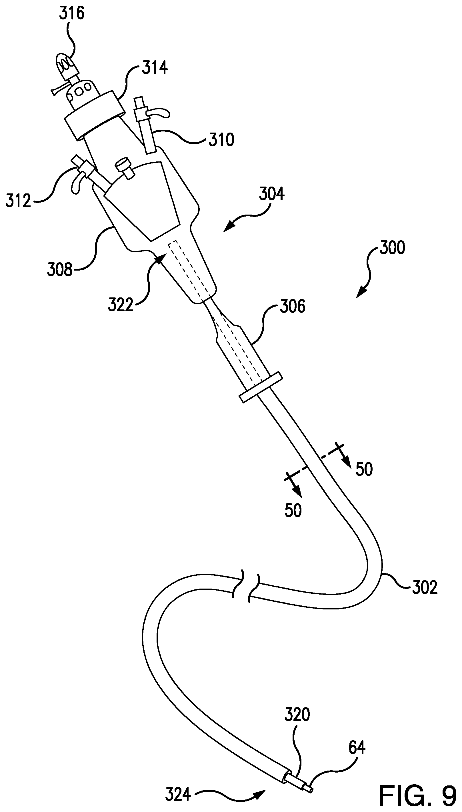 Patent US12102534 Figure 9 – Stabilizer for a medical delivery system
