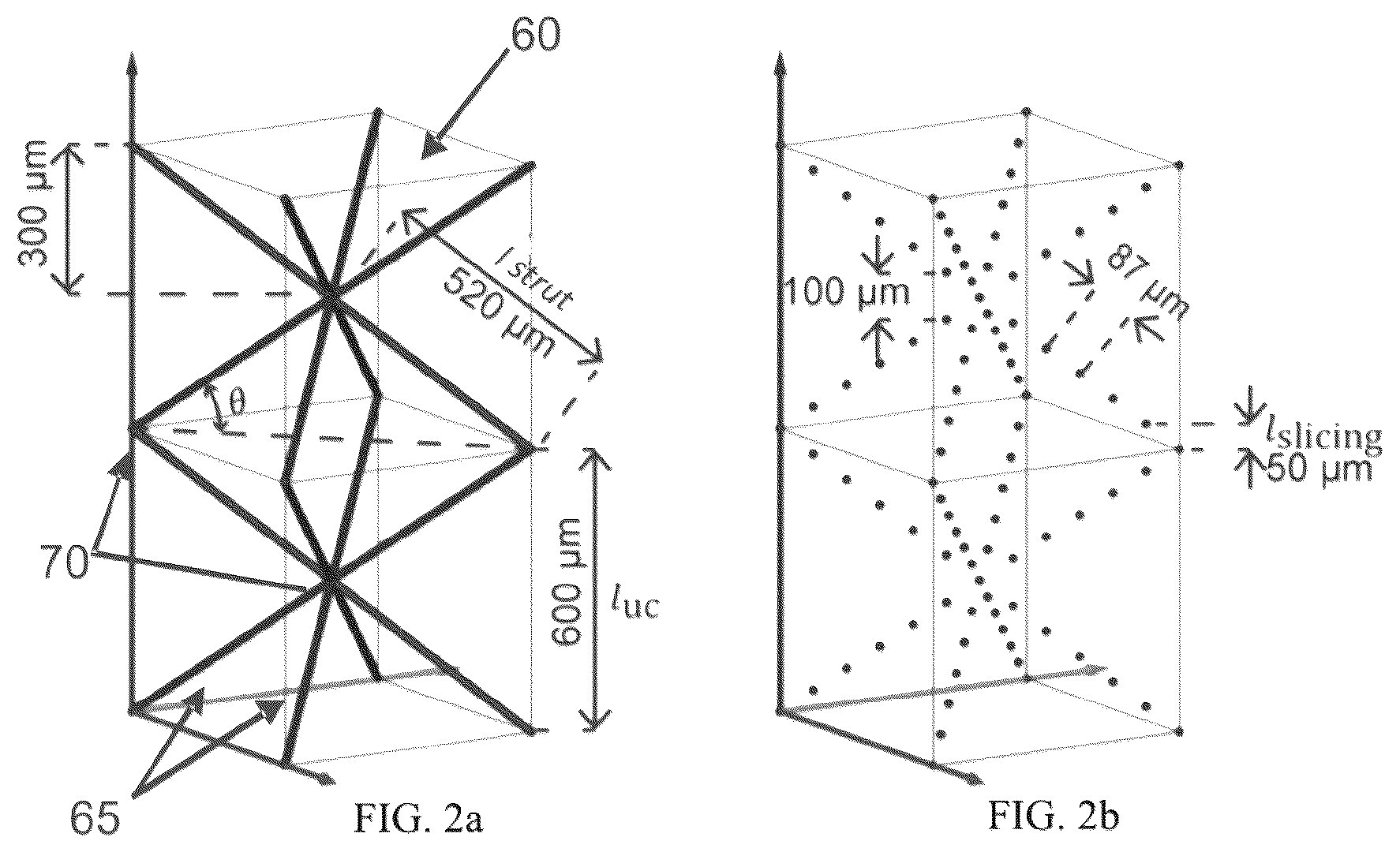 Patent US12102538 Figure 2 – Surface modified unit cell lattice structures for optimized secure freeform fabrication