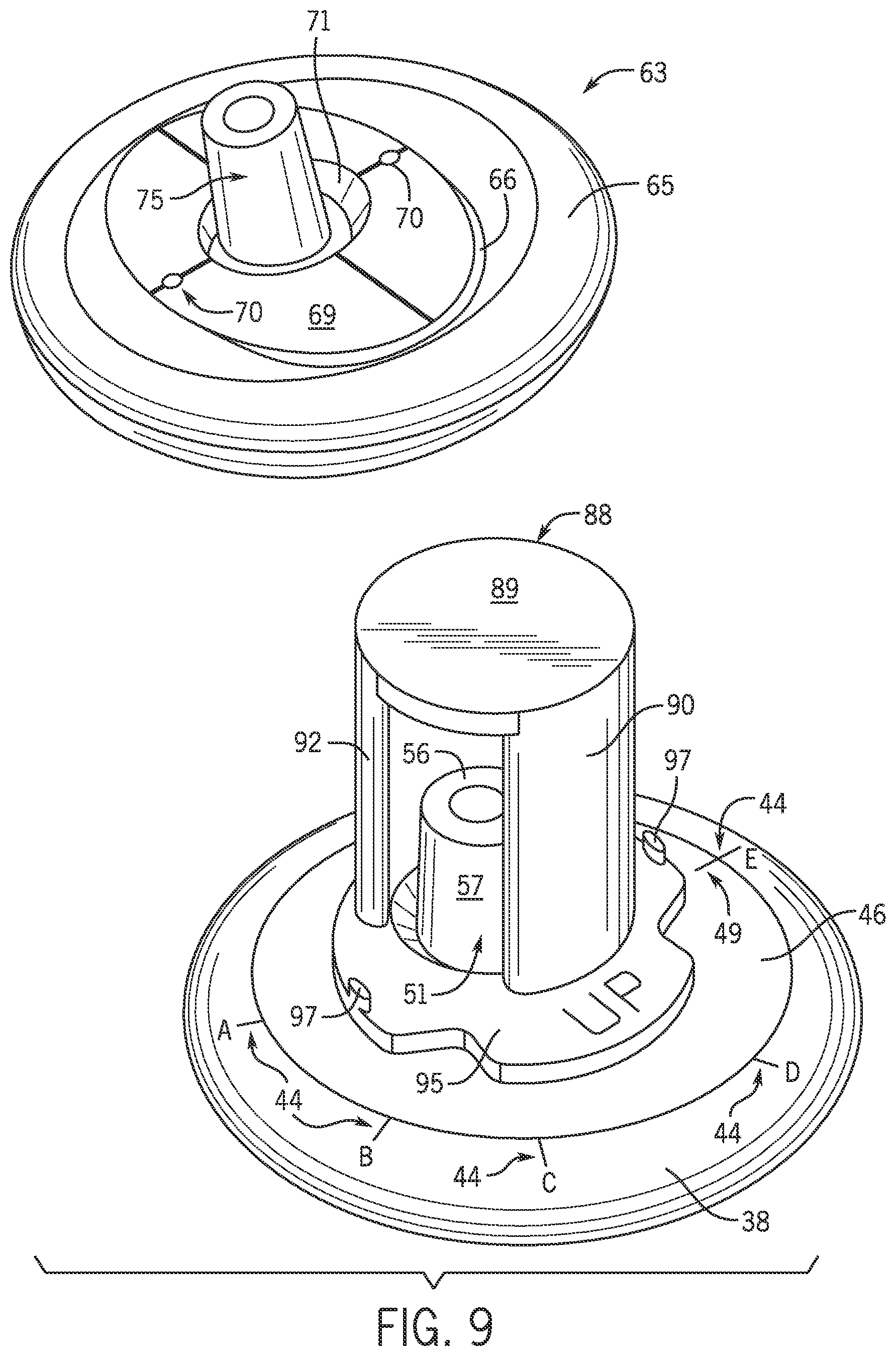 Patent US12102541 Figure 8 – Shoulder prosthesis with variable inclination humeral head component