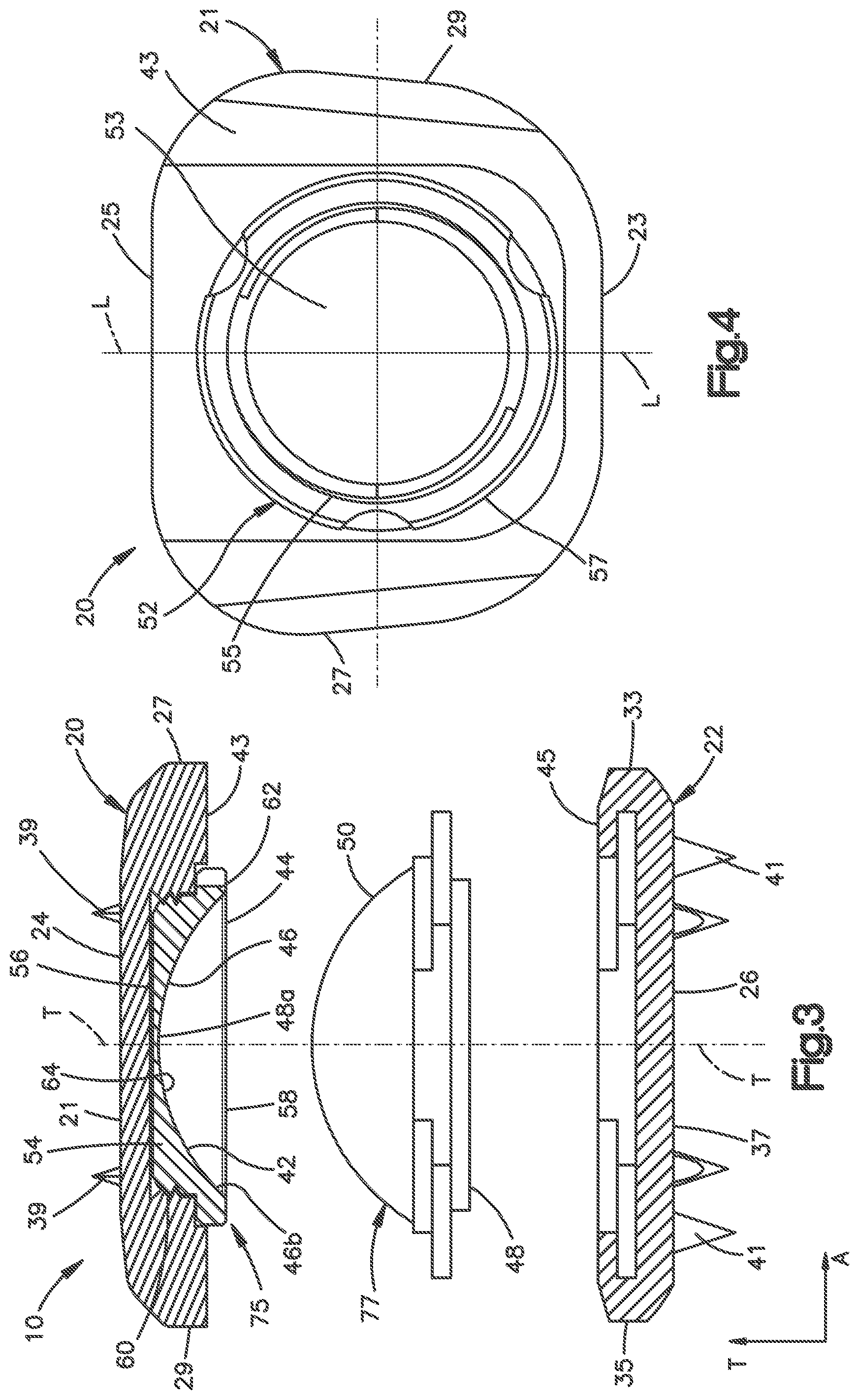 Patent US12102543 Figure 3 – Inter vertebral implant