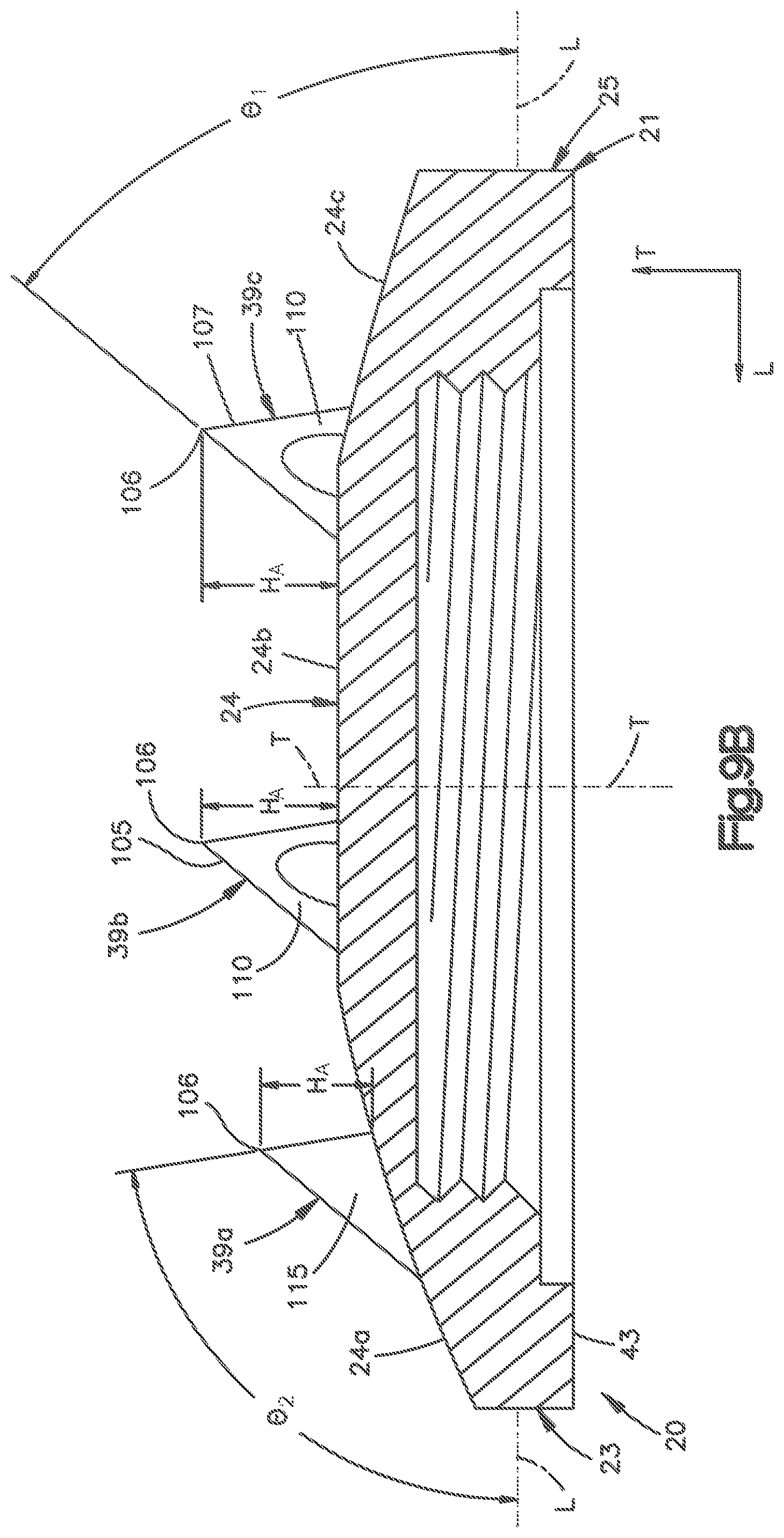 Patent US12102543 Figure 9 – Inter vertebral implant